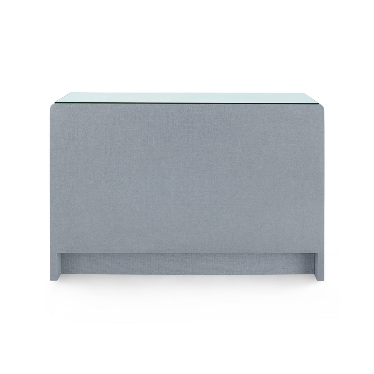 Bryant Linen Extra Large 6-Drawer with Glass Top