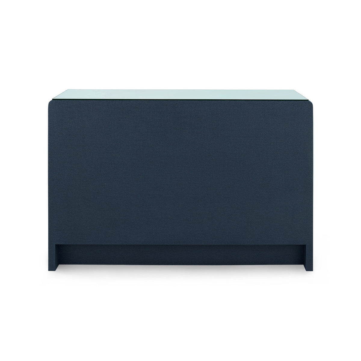 Bryant Linen Extra Large 6-Drawer with Glass Top