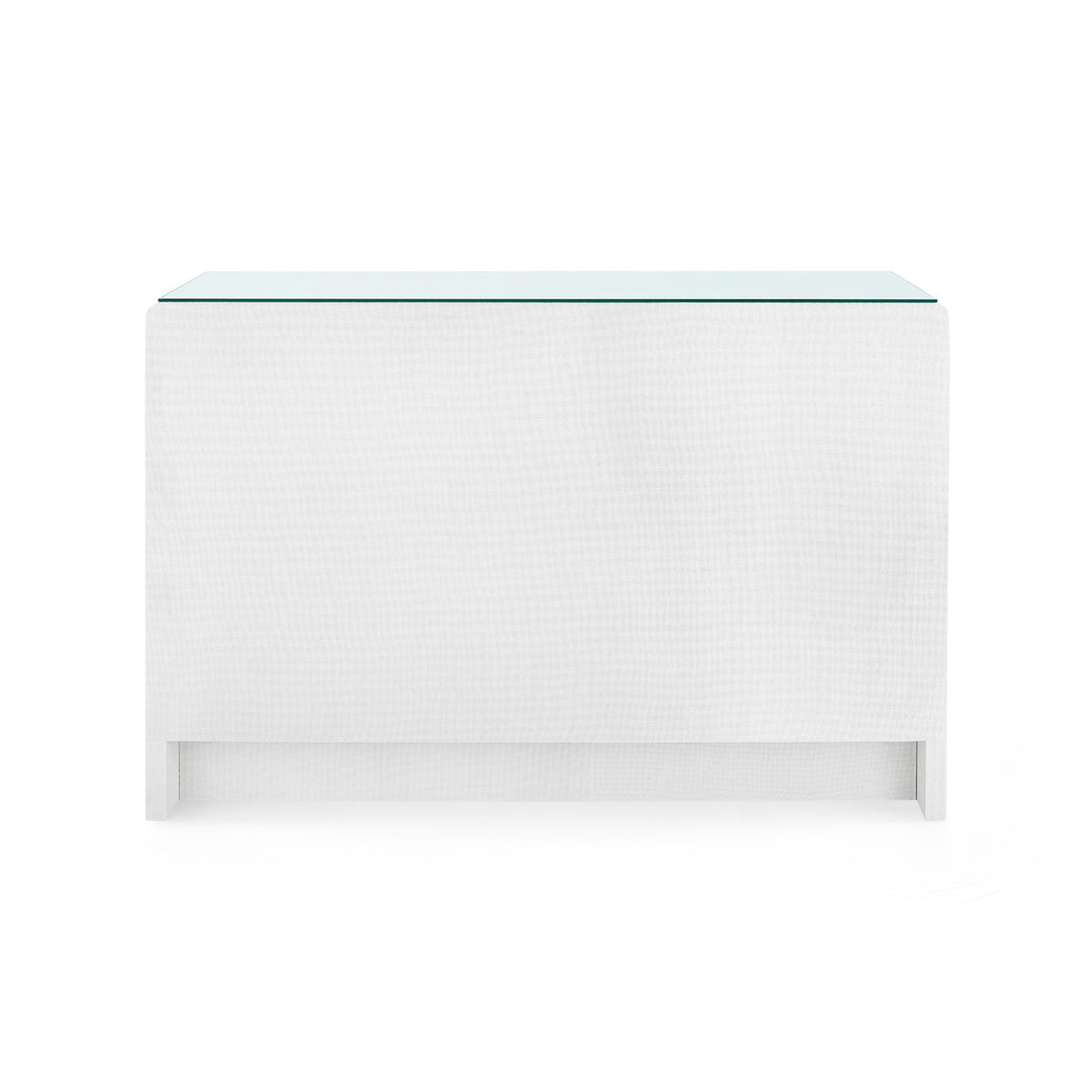Bryant Linen Extra Large 6-Drawer with Glass Top