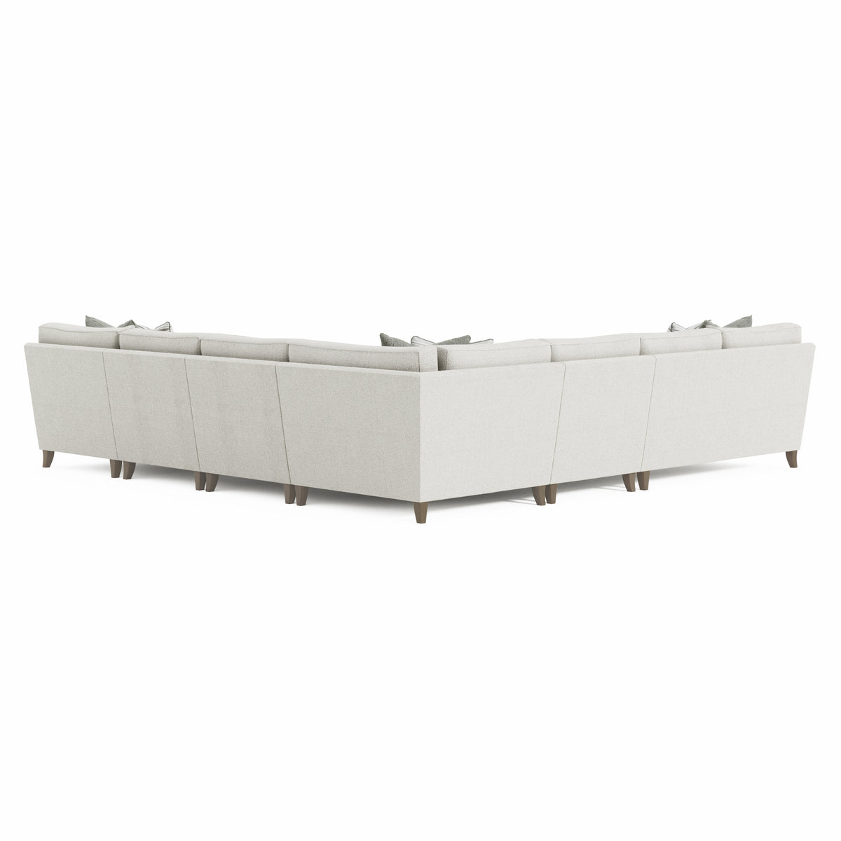 Mila 6-Piece Fabric Sectional with Right Facing Chaise by Bernhardt