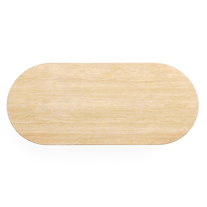 Travertine Capsule Dining Table