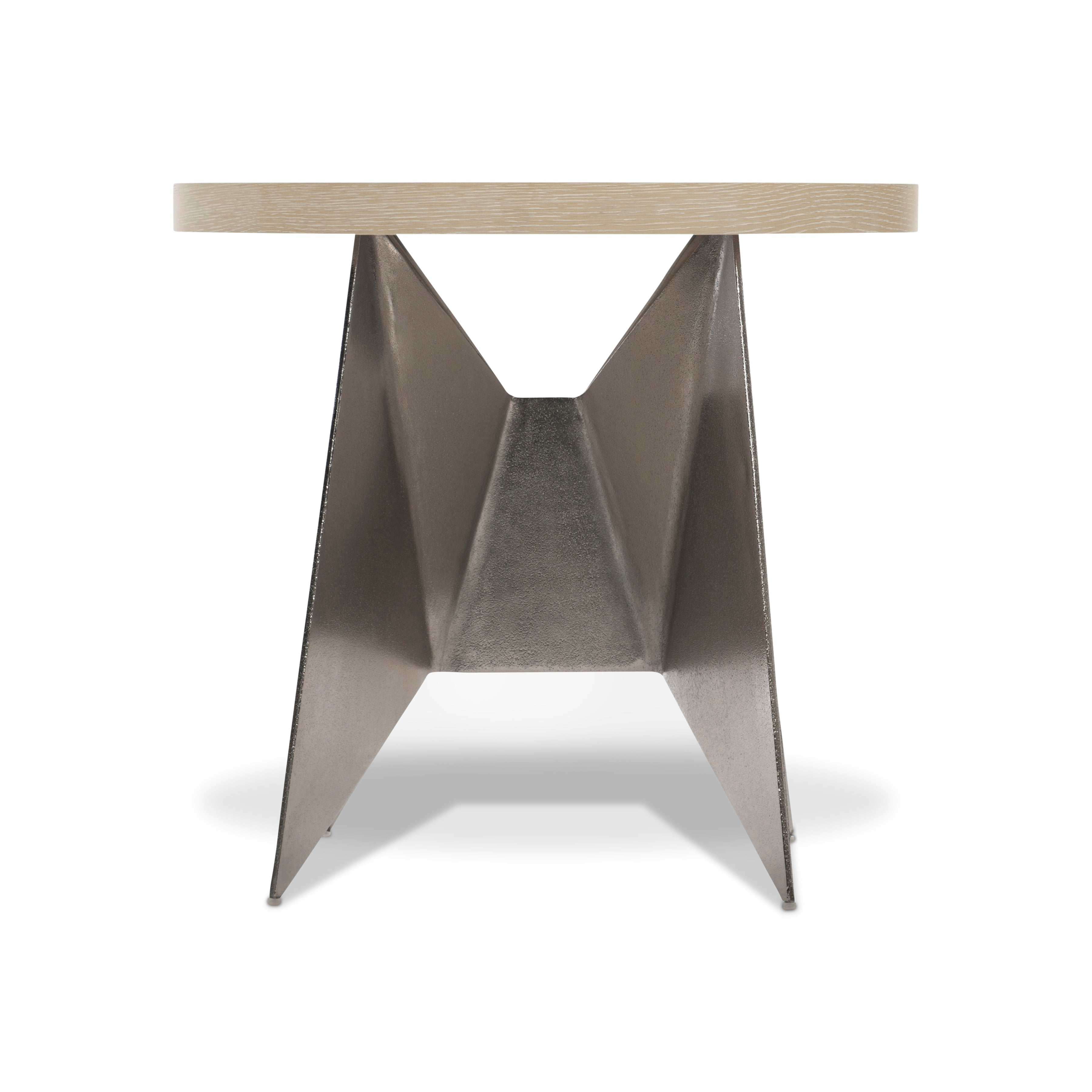 Solaria Round Side Table by Bernhardt