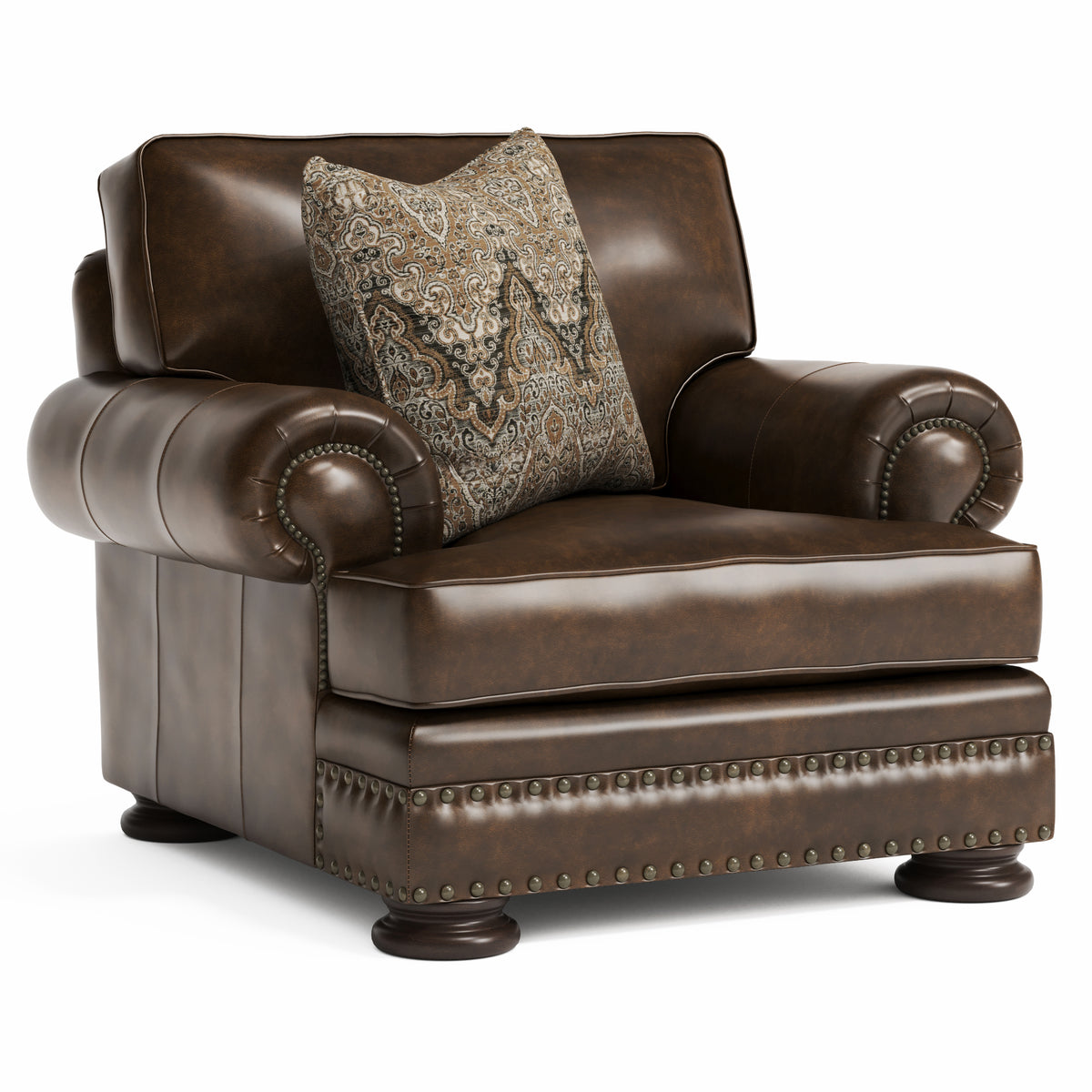 Foster Leather Chair by Bernhardt