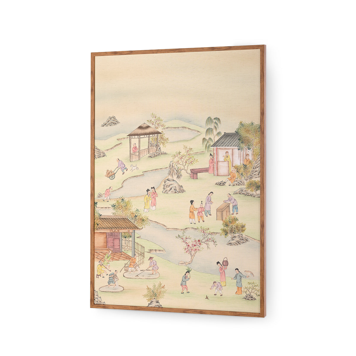 Coutts Garden Framed Silk Panel