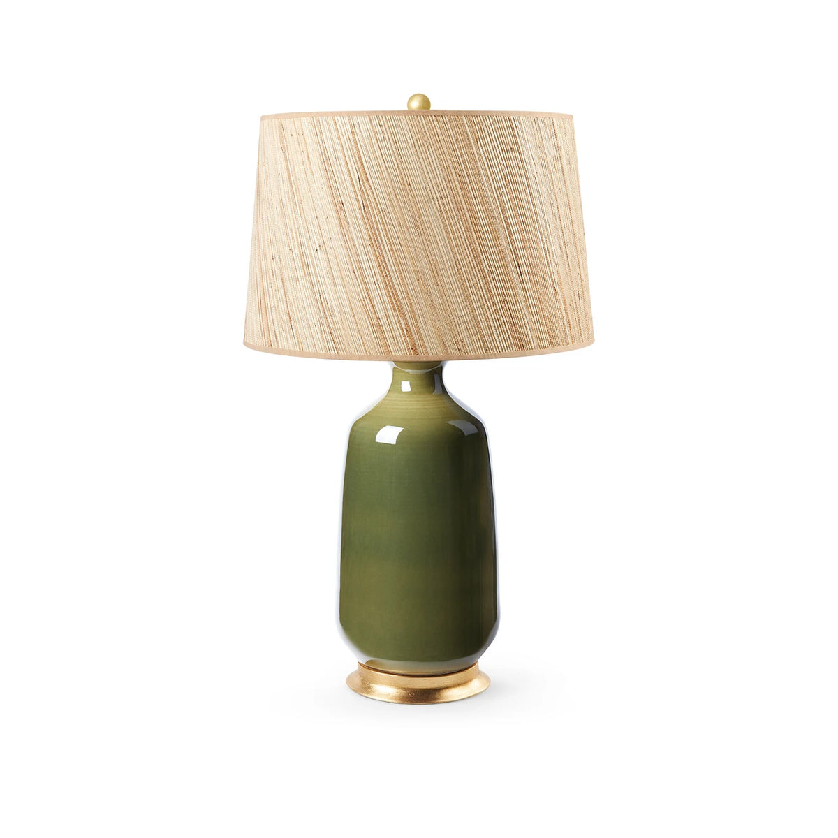 Carolyn Lamp with Shade 17-inch Papyrus - with Gold