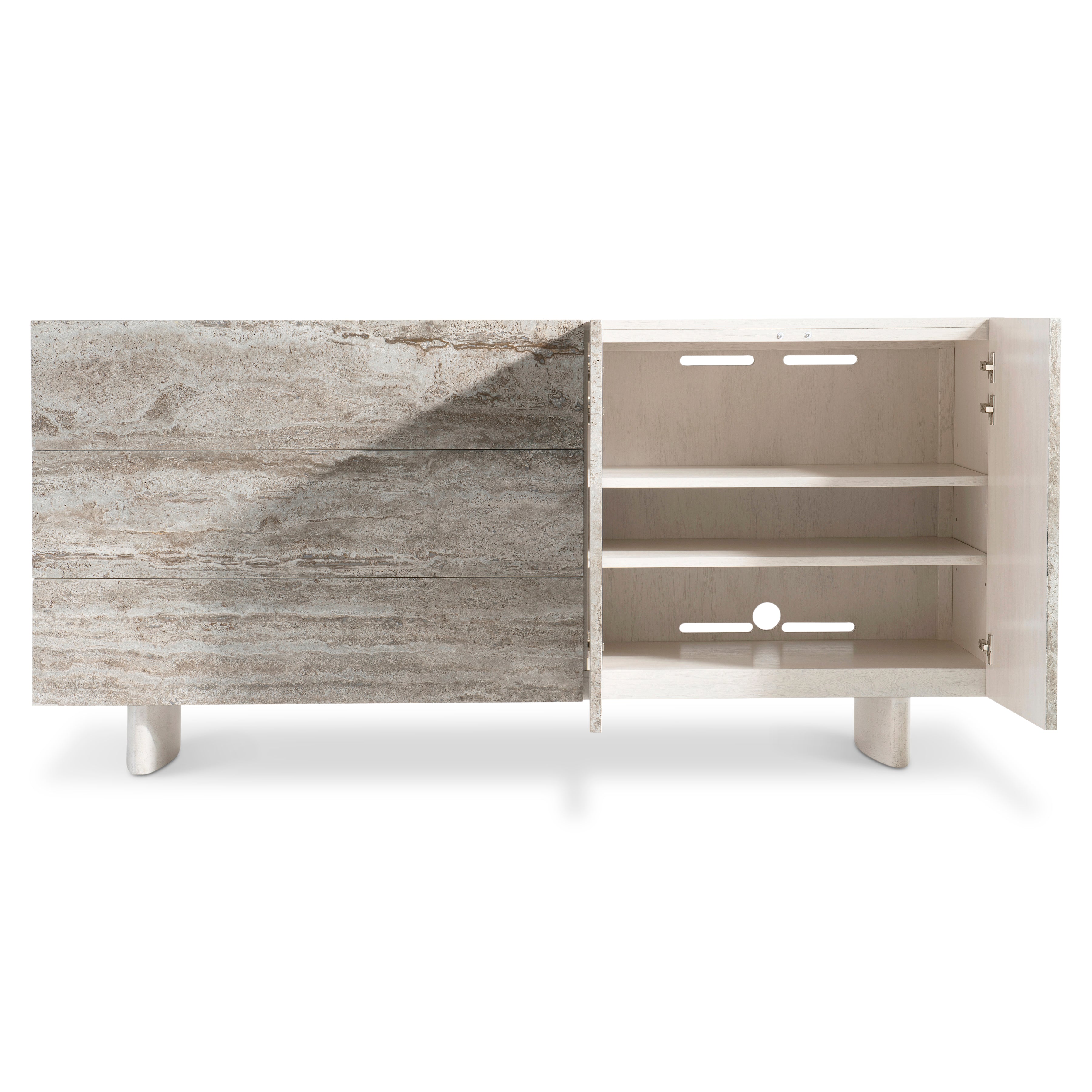 Sereno Travertine Buffet by Bernhardt