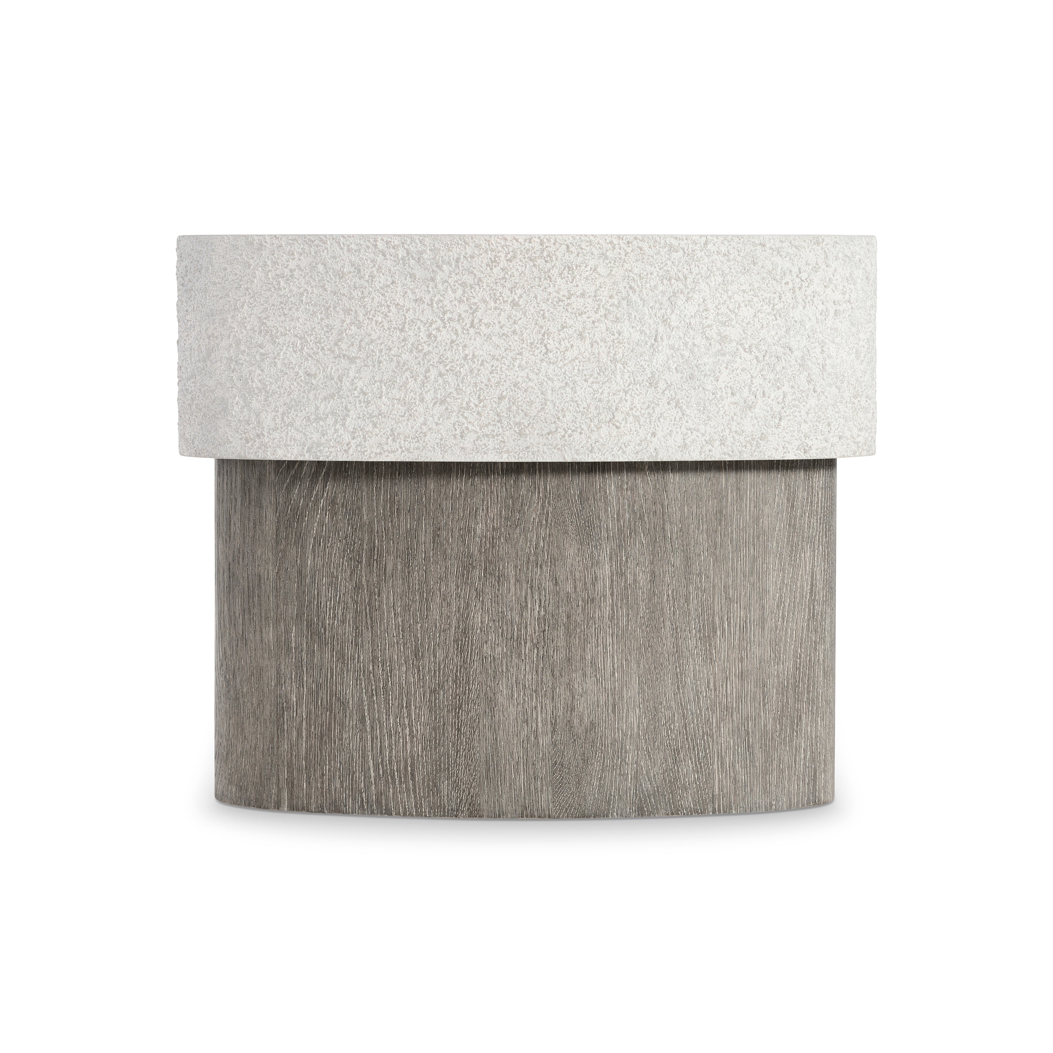Monolith Faux Stone Nightstand by Bernhardt