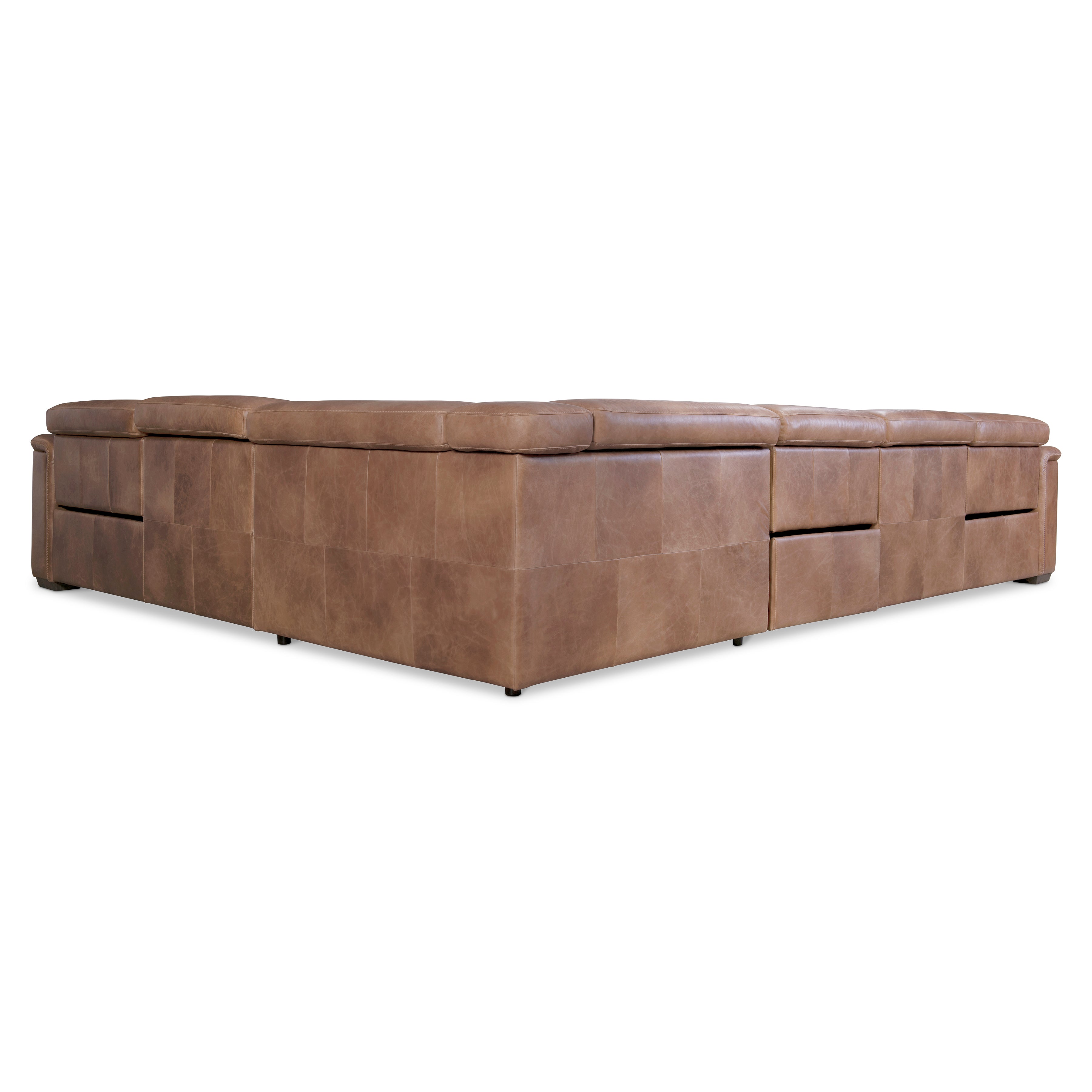 Lioni Leather 4-Piece Power Motion Sectional by Bernhardt