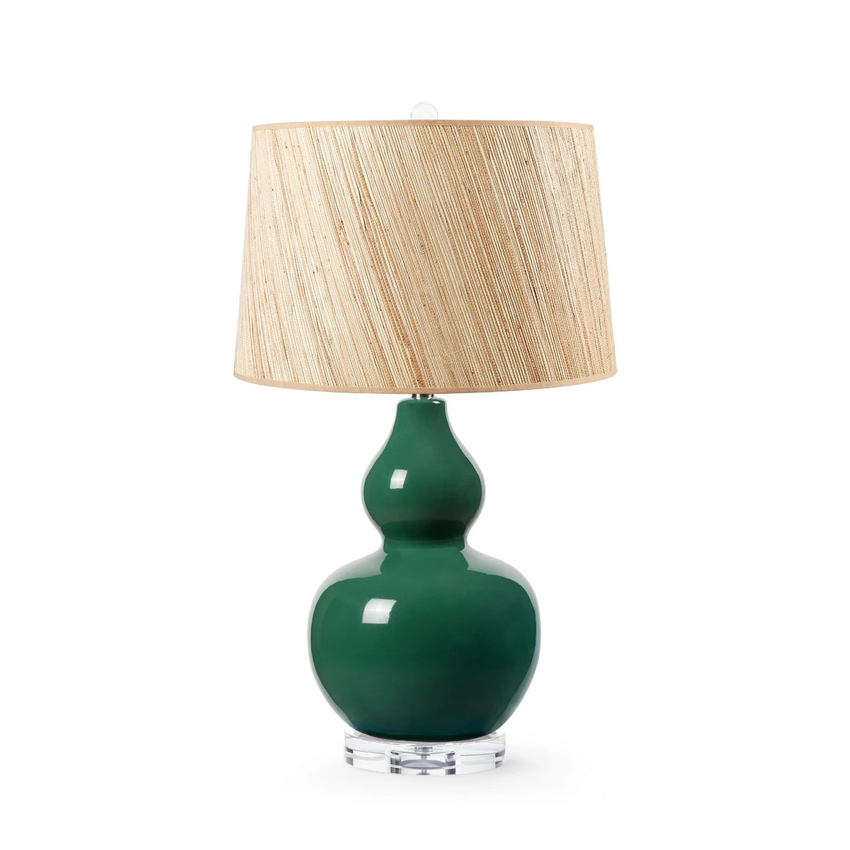 Devon Lamp with Shade 17-inch Papyrus - with Nickel