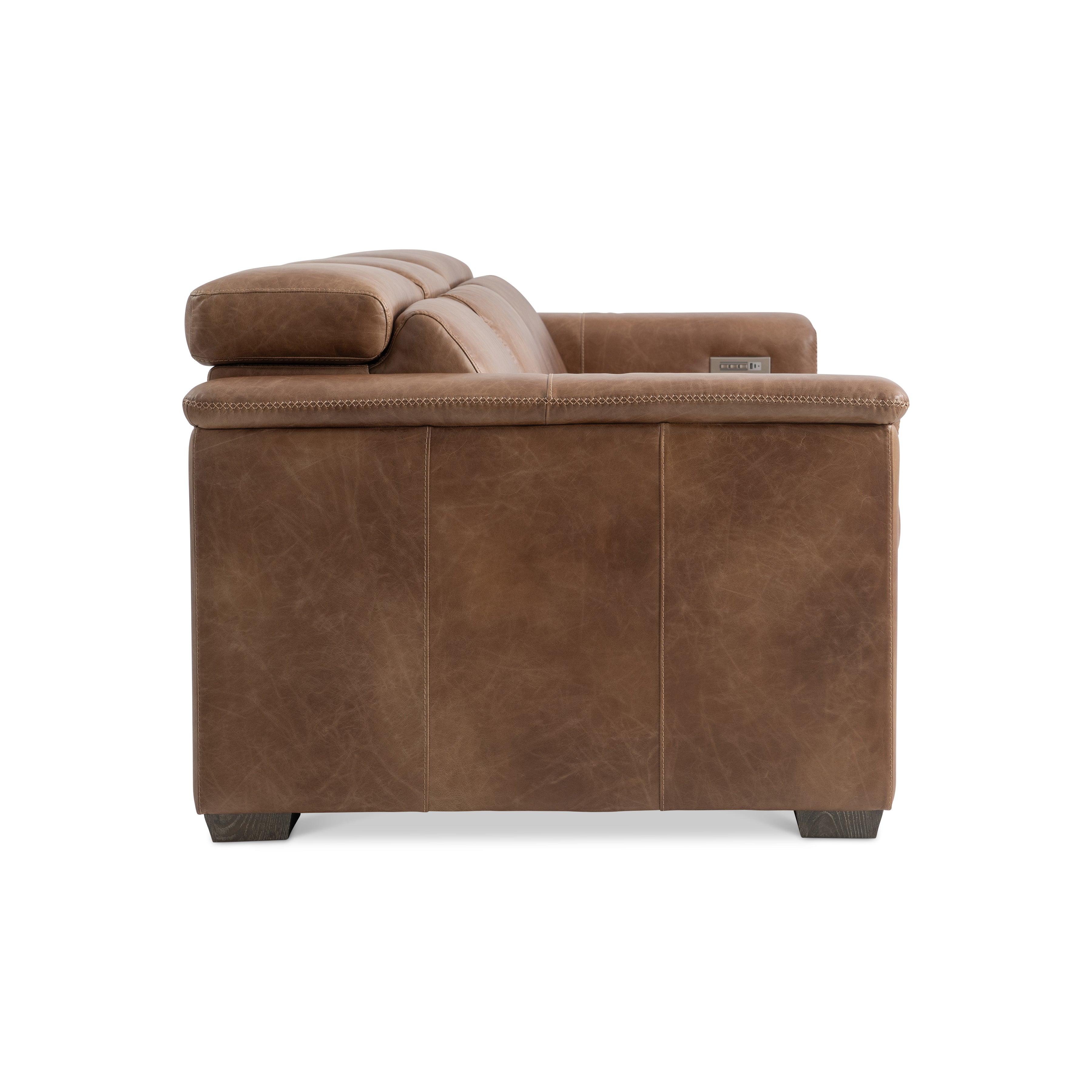 Lioni Leather Power Motion Sofa by Bernhardt