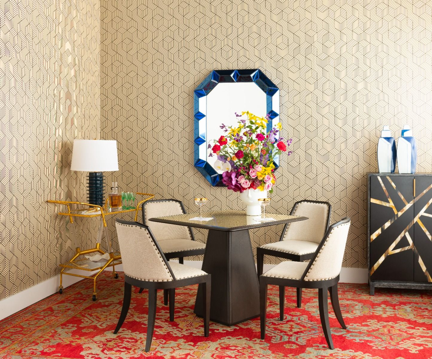 Alma Center/Dining Table Table Villa & House    Four Hands, Mid Century Modern Furniture, Old Bones Furniture Company, Old Bones Co, Modern Mid Century, Designer Furniture, Furniture Sale, Warehouse Furniture Sale, Alma Center/Dining Table Sale, https://www.oldbonesco.com/