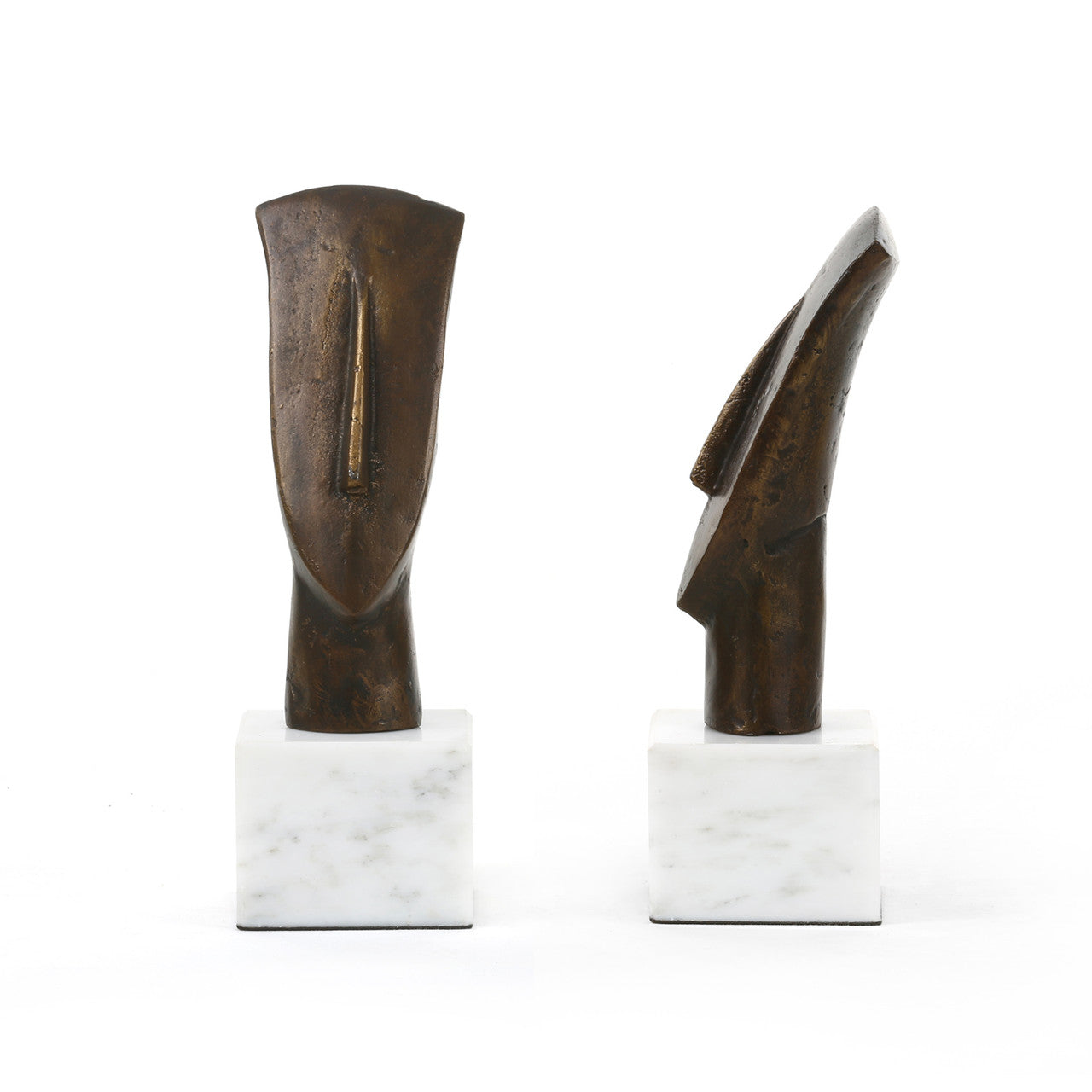 Delos Head Statue - Set of 2