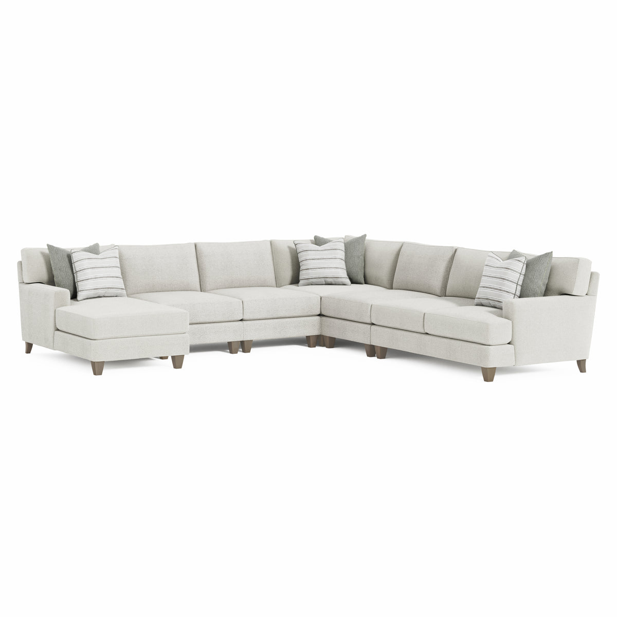 Mila 6-Piece Fabric Sectional by Bernhardt