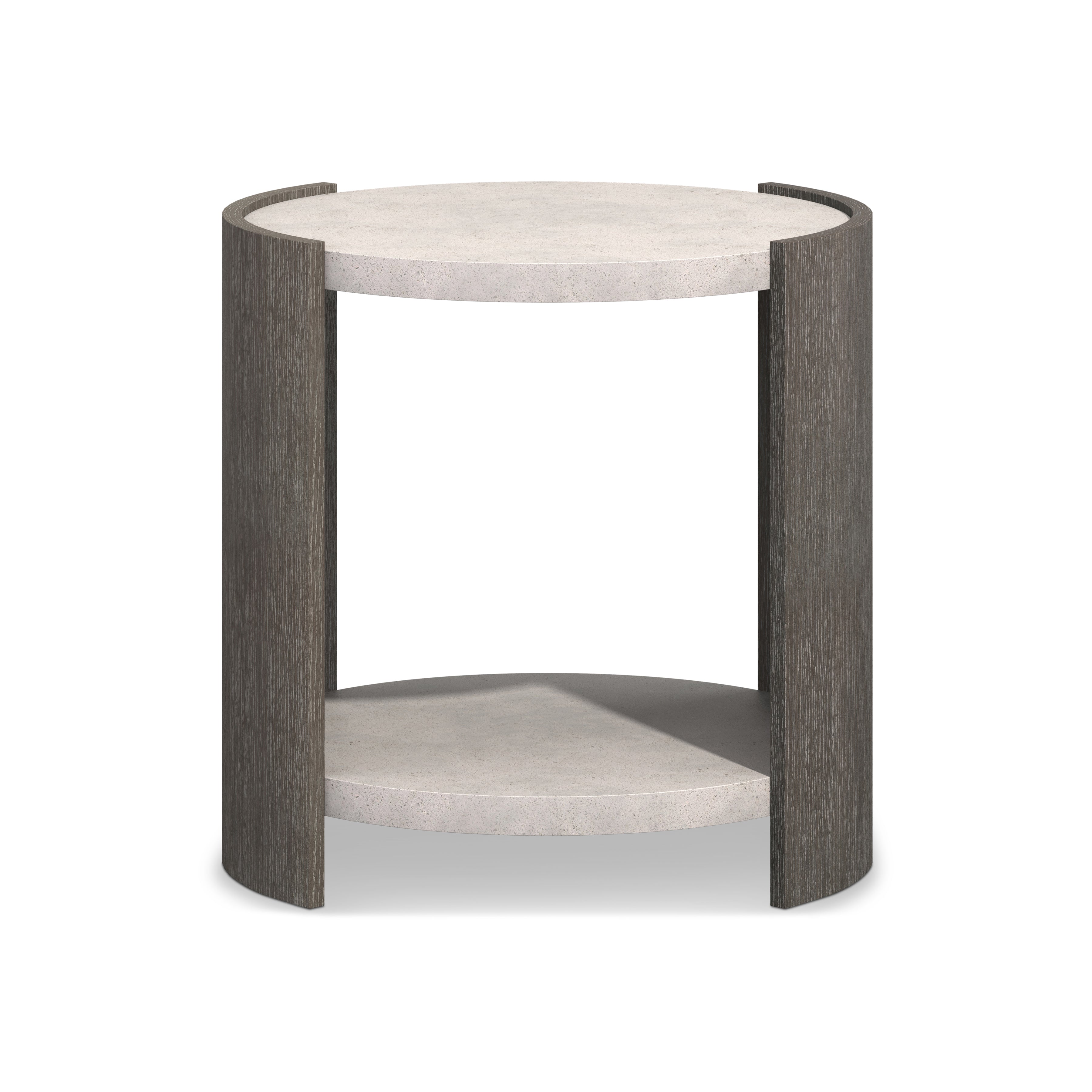 Prado Side Table in Porcini Finish by Bernhardt
