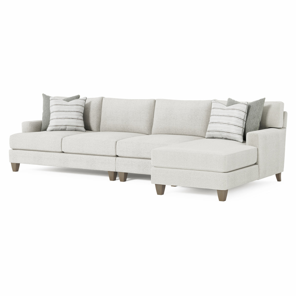 Mila 3-Piece Fabric Sectional by Bernhardt