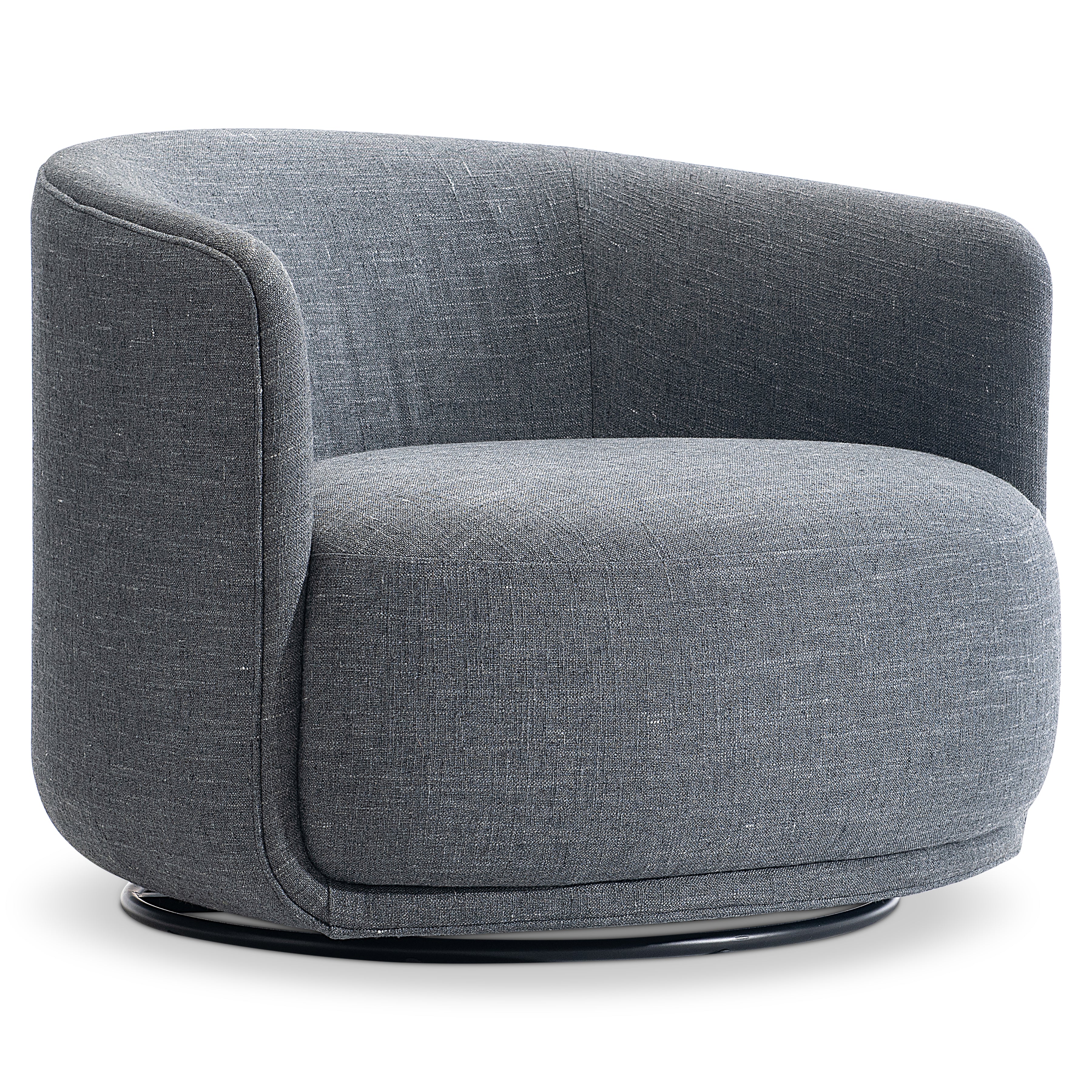 Astrid Fabric Swivel Chair by Bernhardt