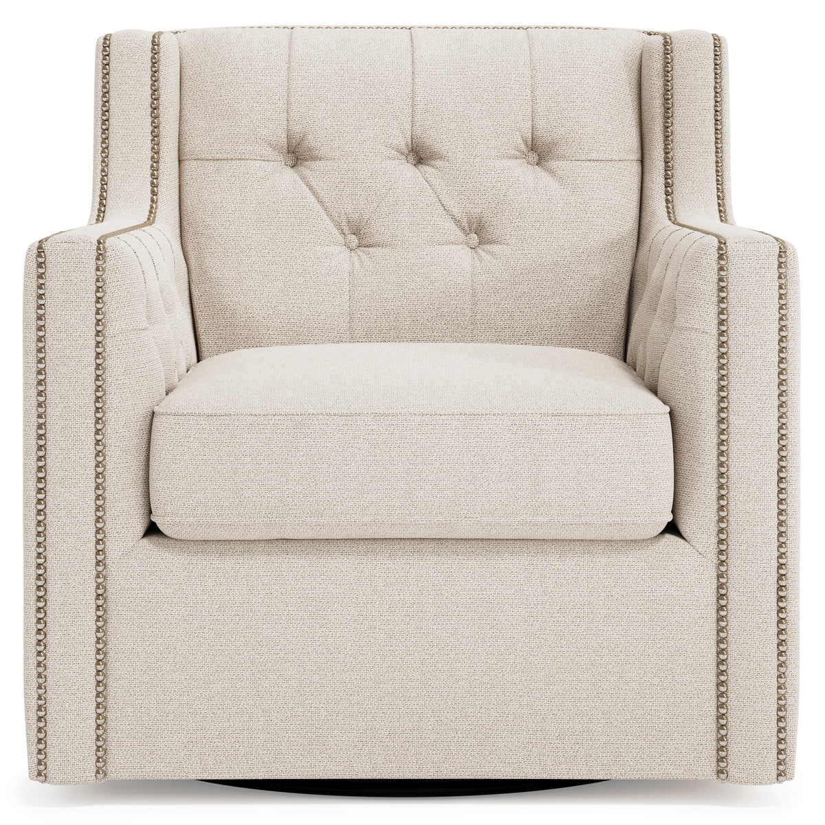 Candace Fabric Swivel Chair by Bernhardt