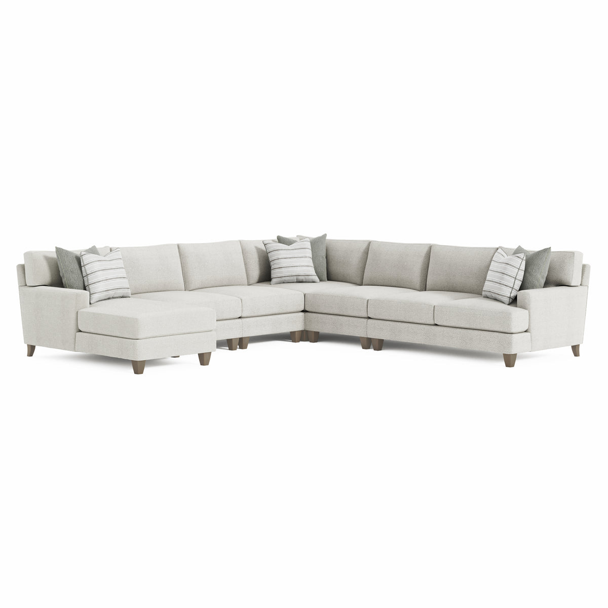 Mila 6-Piece Fabric Sectional by Bernhardt