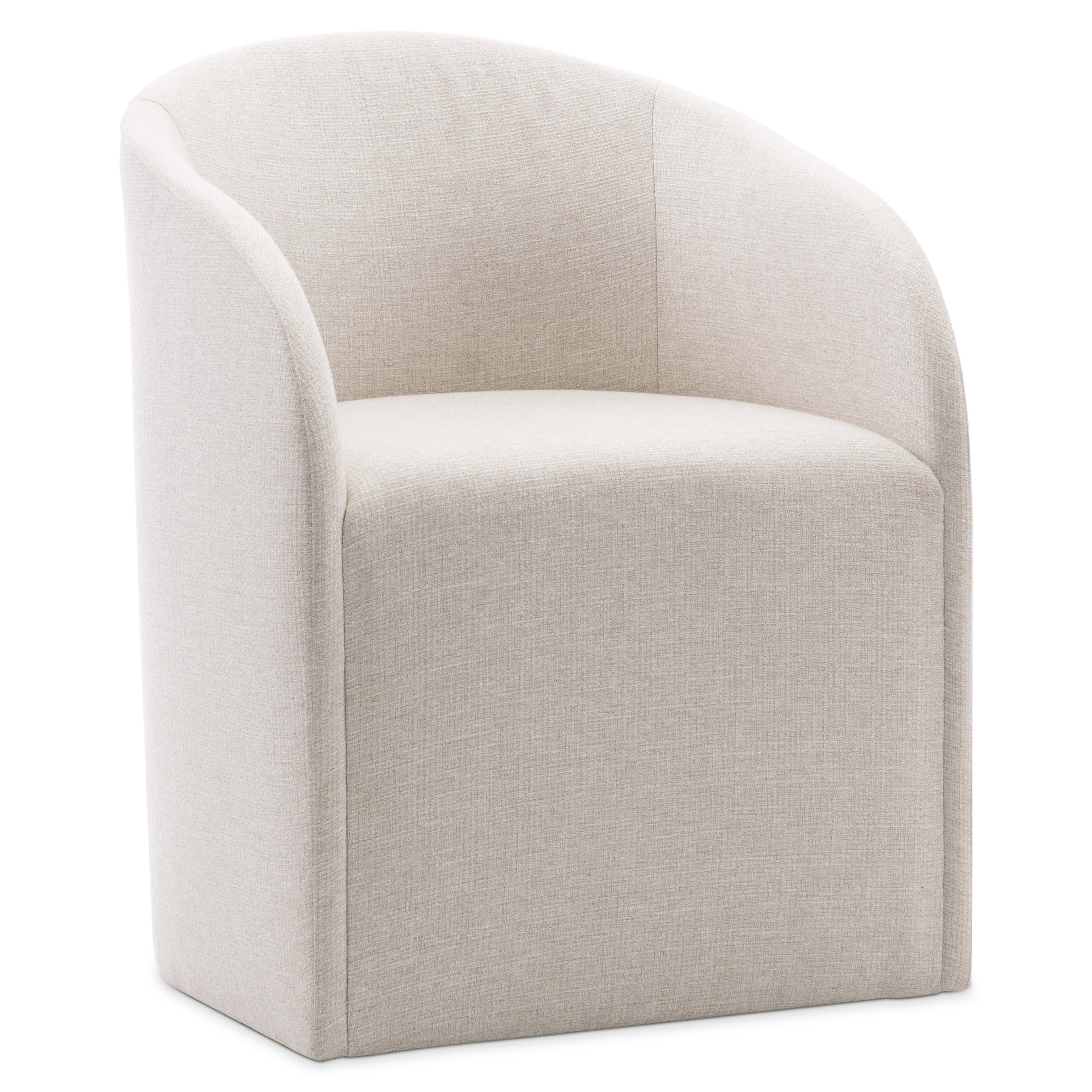 Bernhardt Finch Fabric Arm Dining Chair - Thumbnail 3