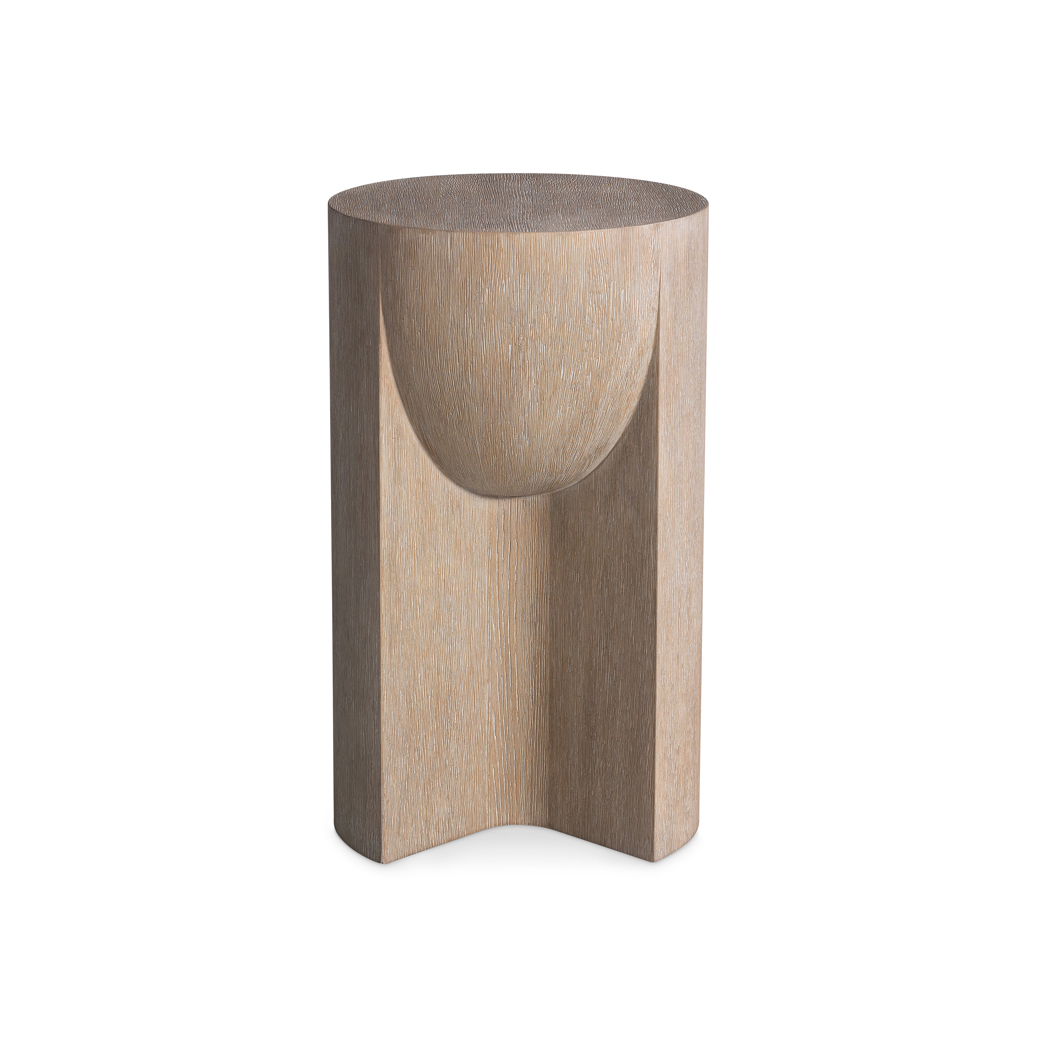 Loggia Round Side Table by Bernhardt