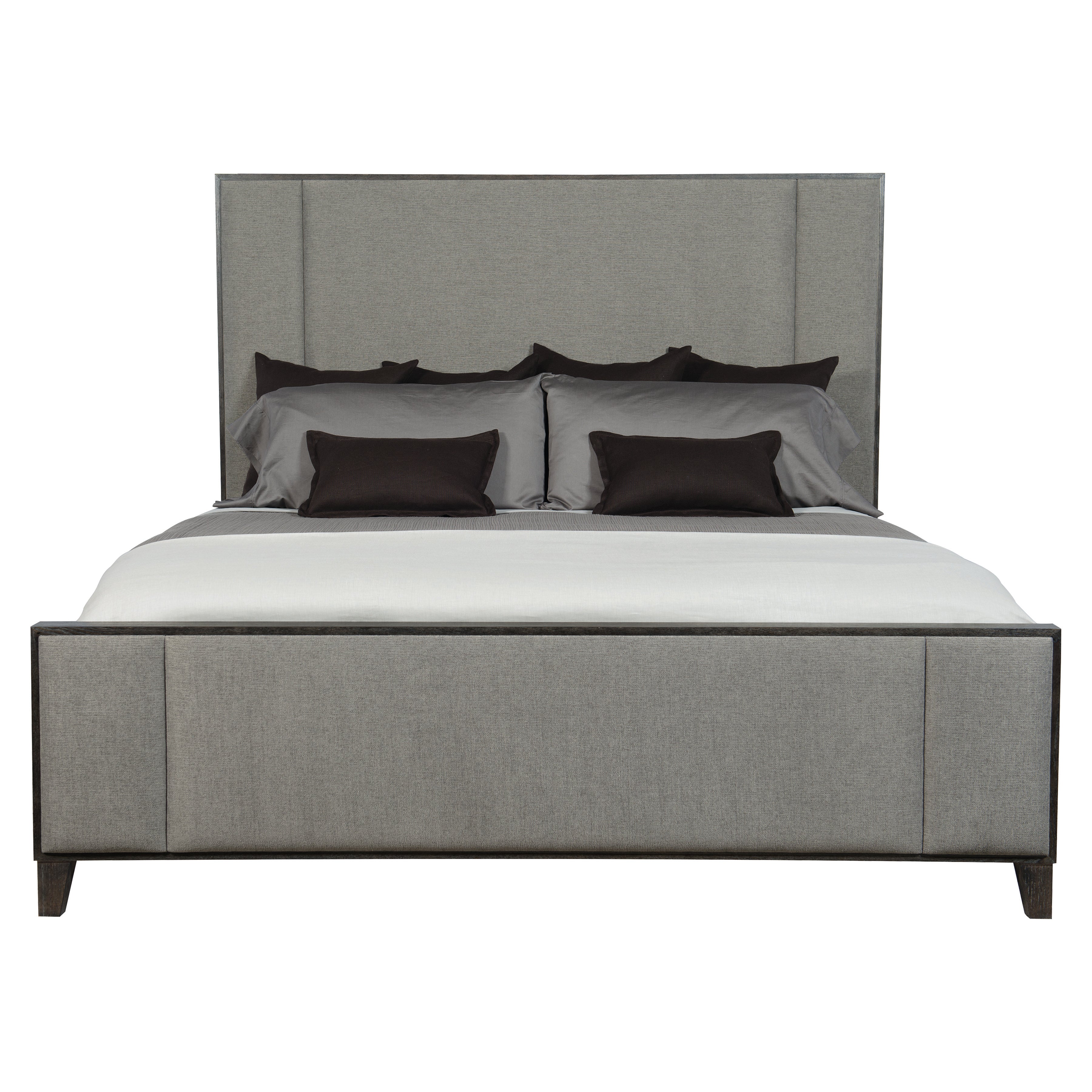Linea Panel Bed with Upholstered Headboard and Footboard by Bernhardt