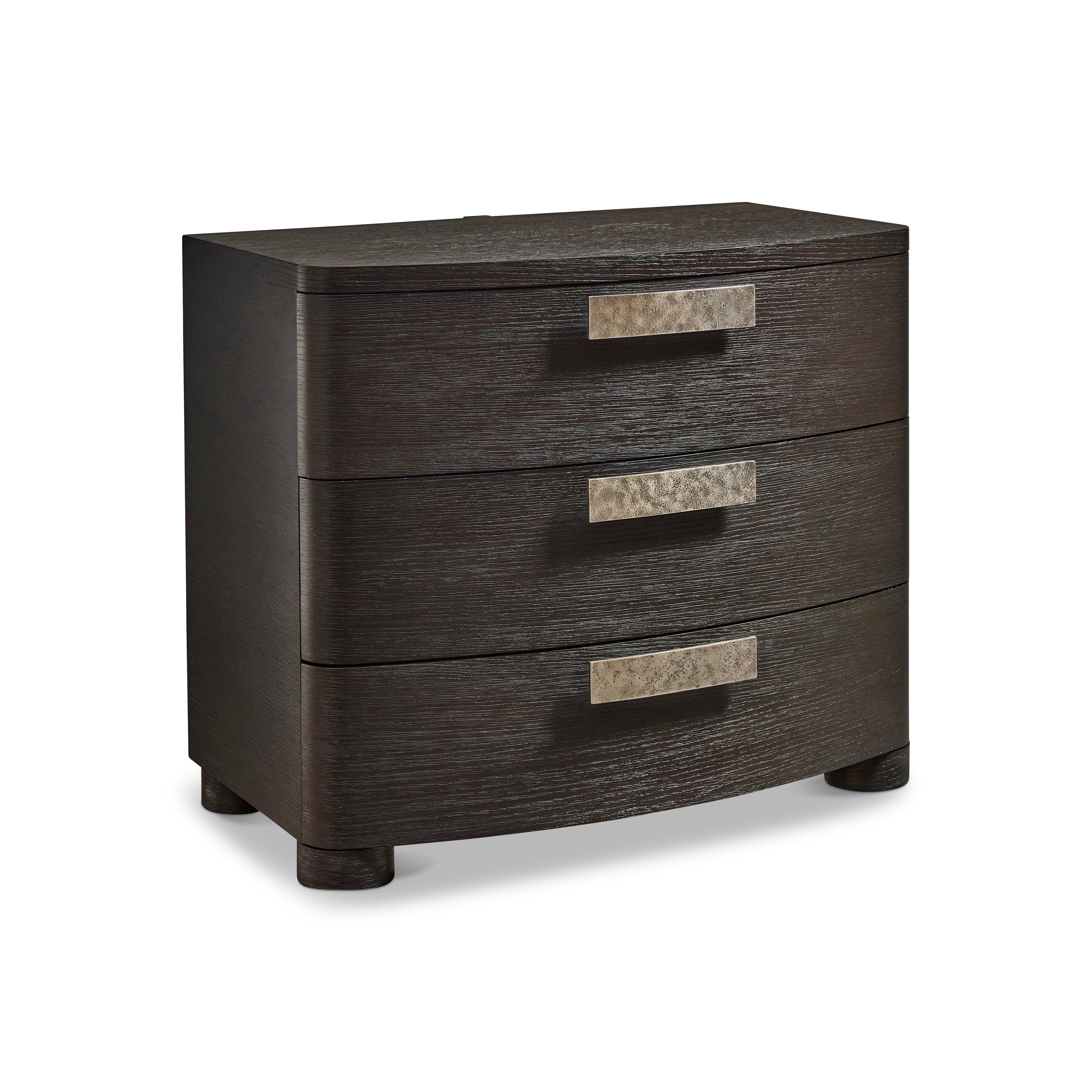 Geneve 34" 3 Drawer Nightstand by Bernhardt