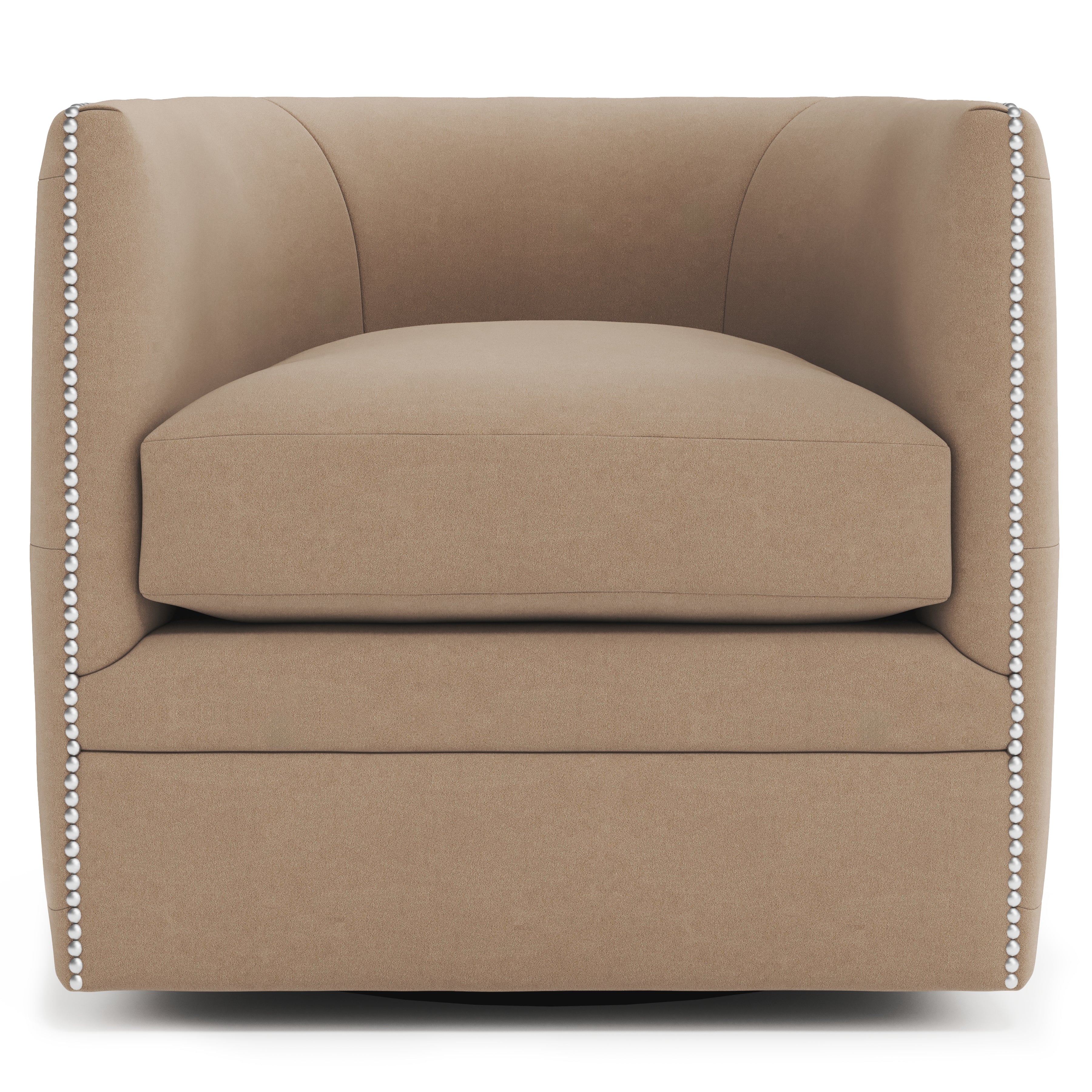 Palazzo Fabric Swivel Chair by Bernhardt