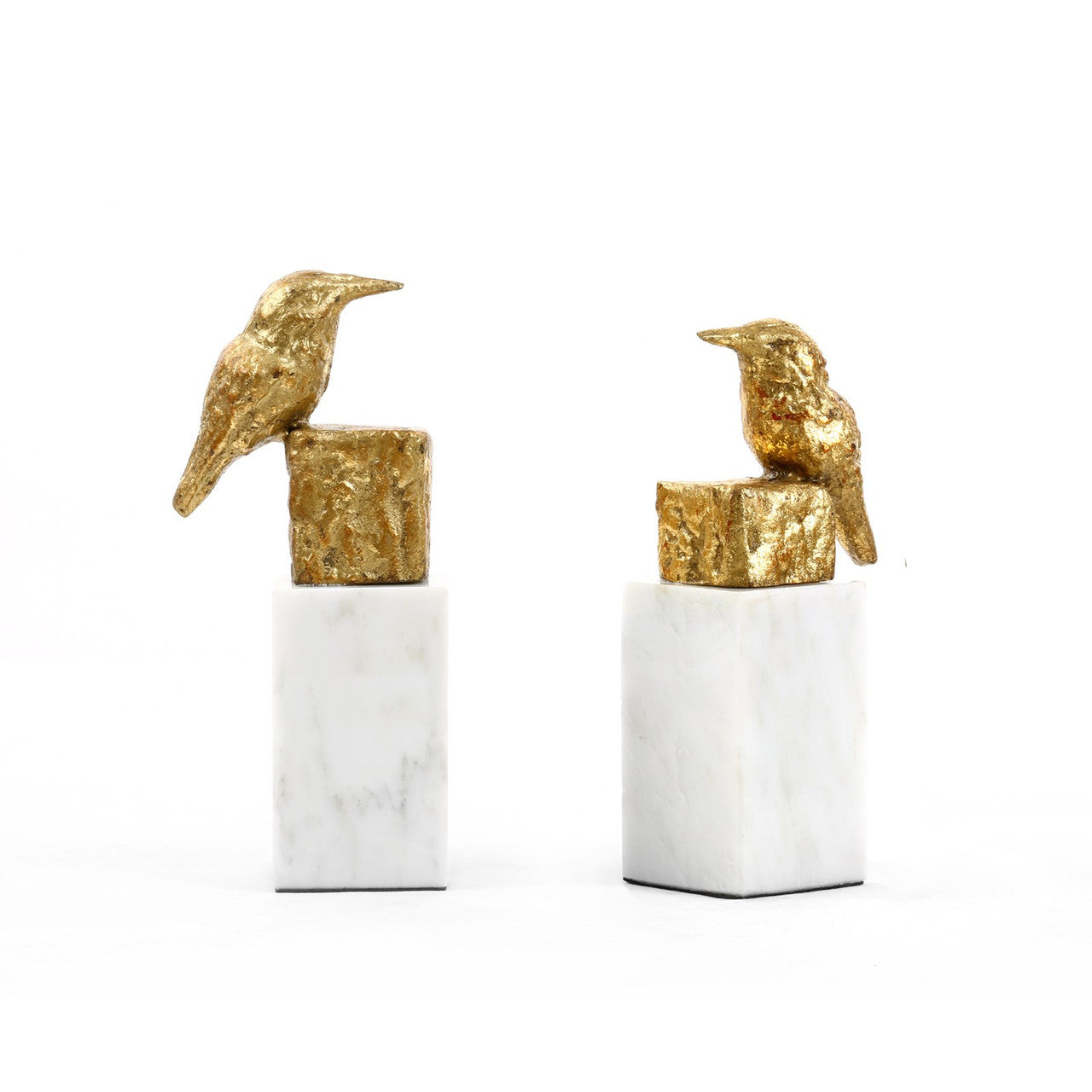 Finch Statue - Set of 2