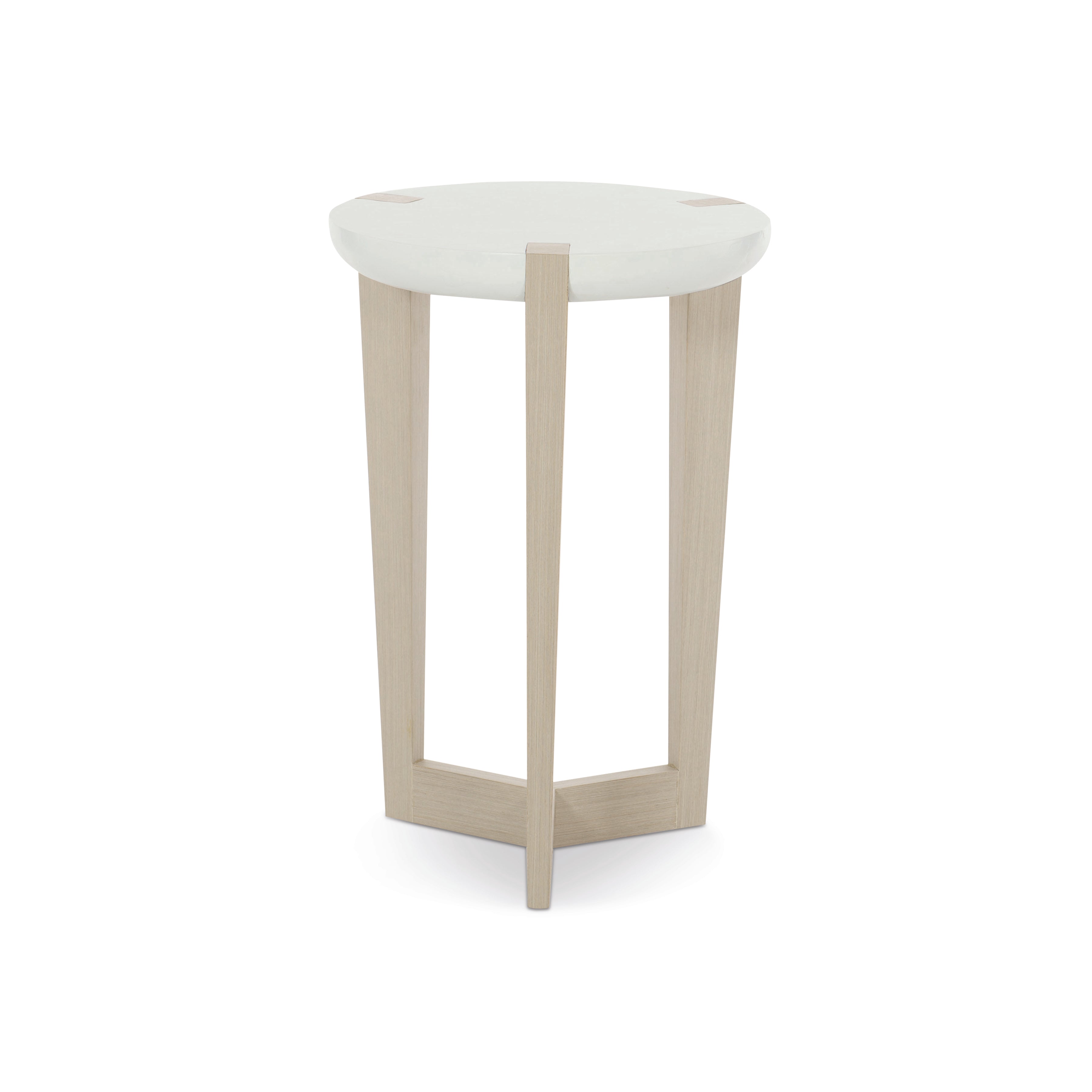 Axiom Round 3-Legged Chairside Table by Bernhardt