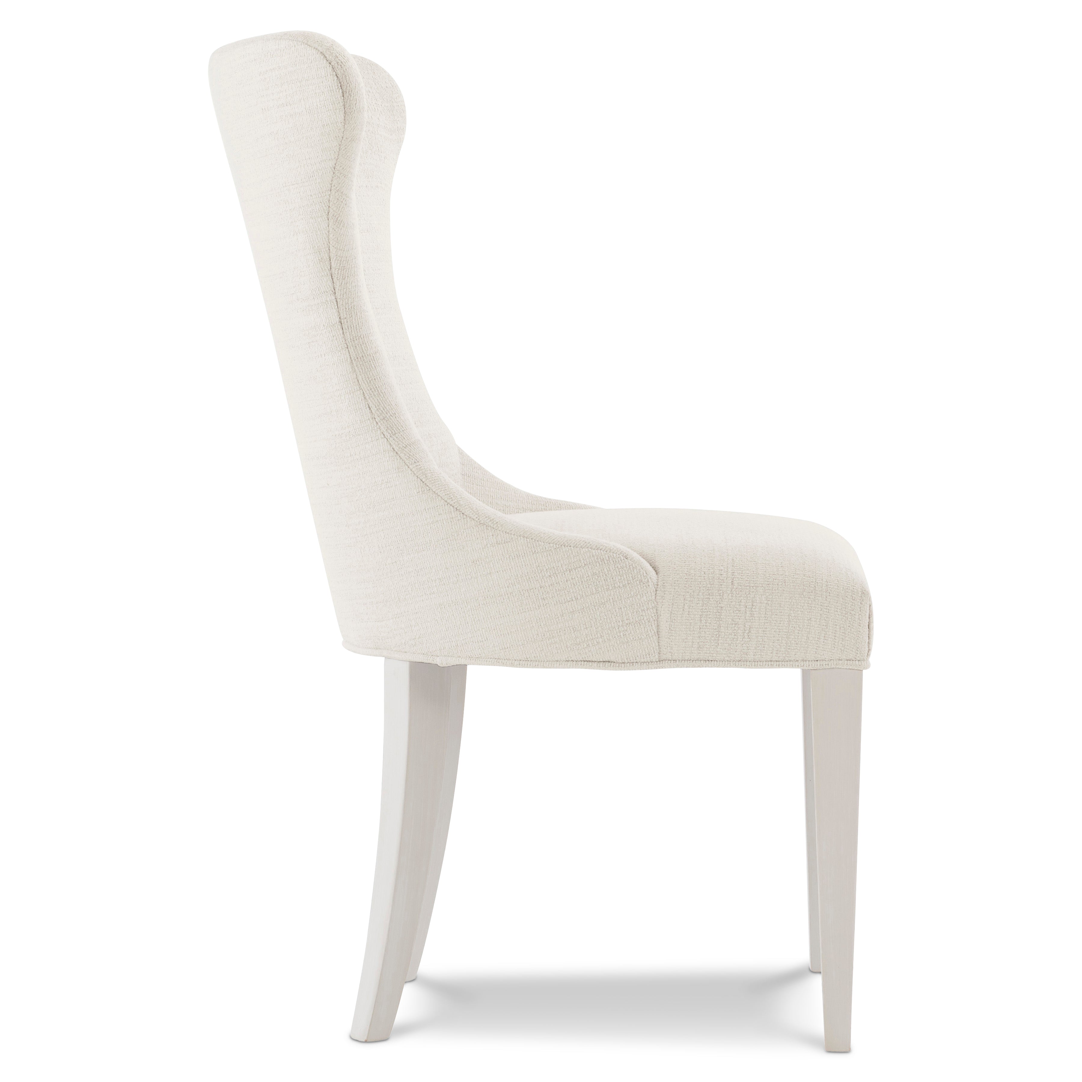 Silhouette Side Chair in Neutral Fabric by Bernhardt