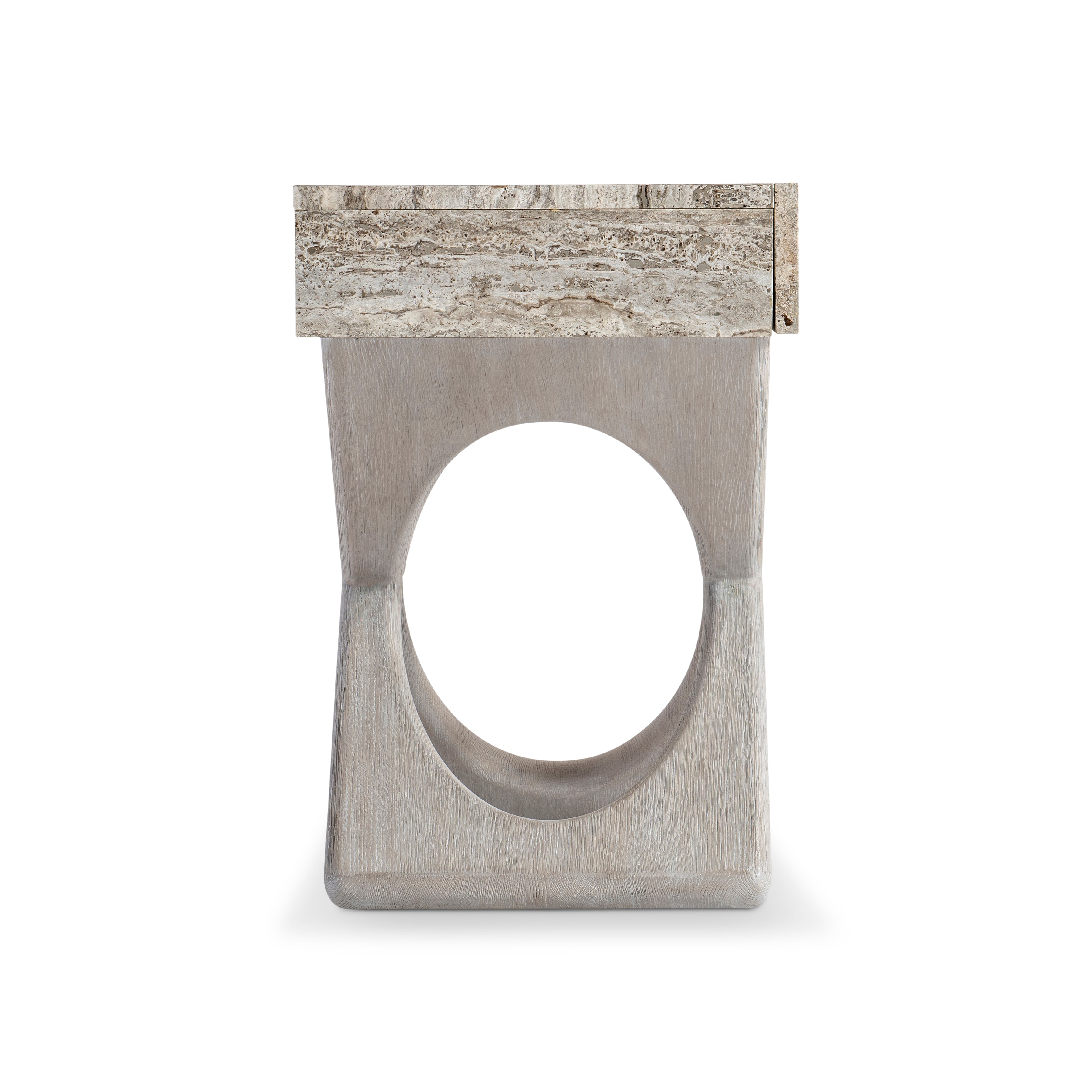 Sereno Travertine Nightstand by Bernhardt