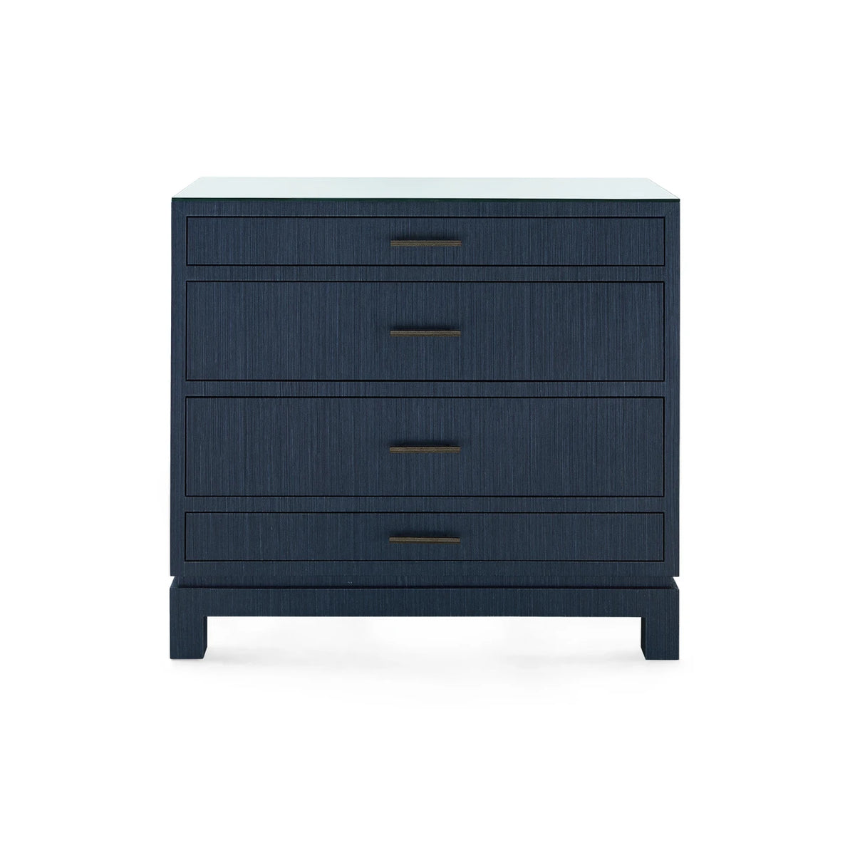 Florence Large 4-Drawer with Glass Top
