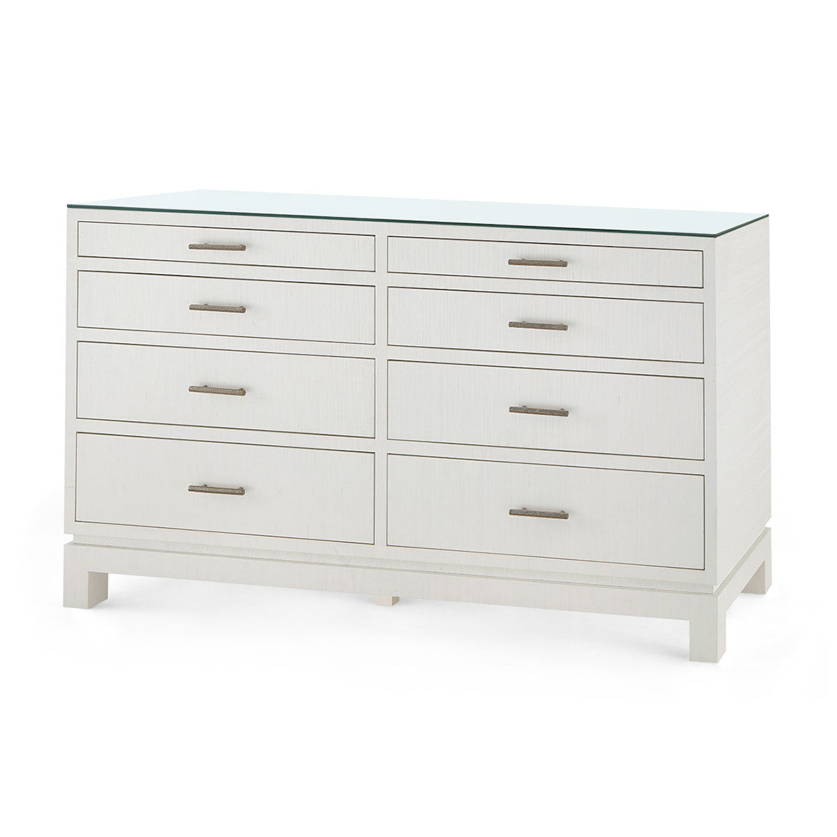 Florence Extra Large 8-Drawer with Glass Top