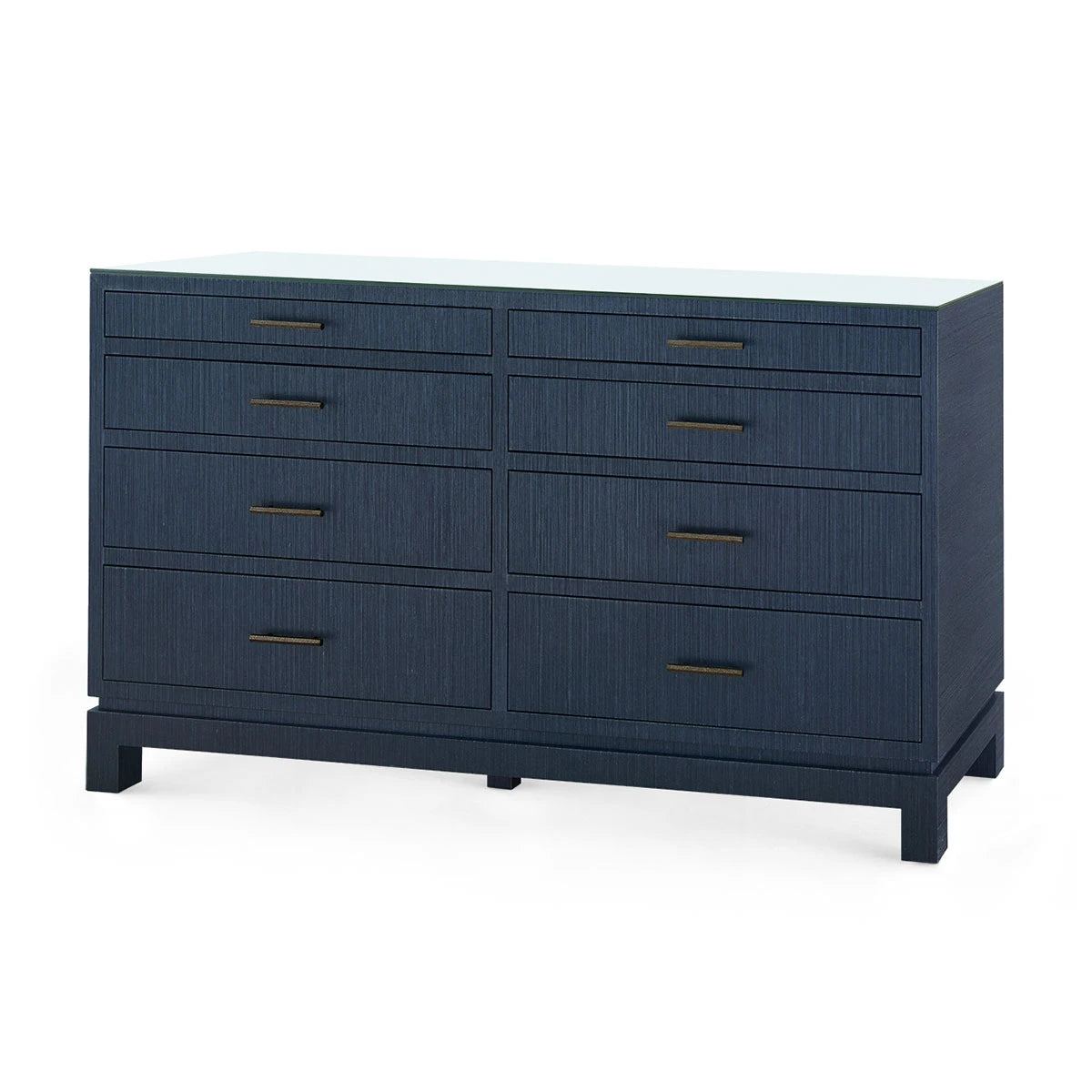 Florence Extra Large 8-Drawer with Glass Top