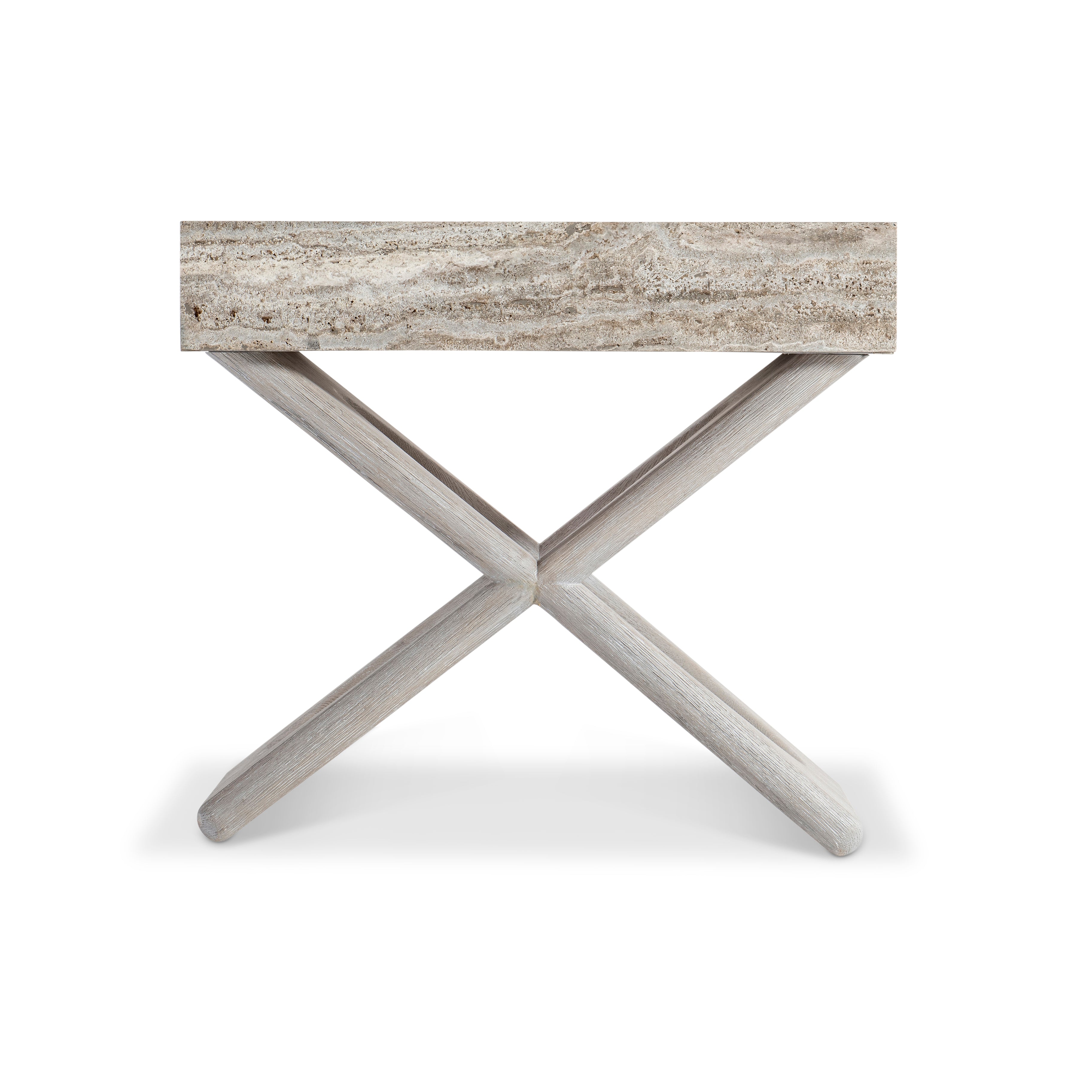 Sereno Travertine Nightstand by Bernhardt
