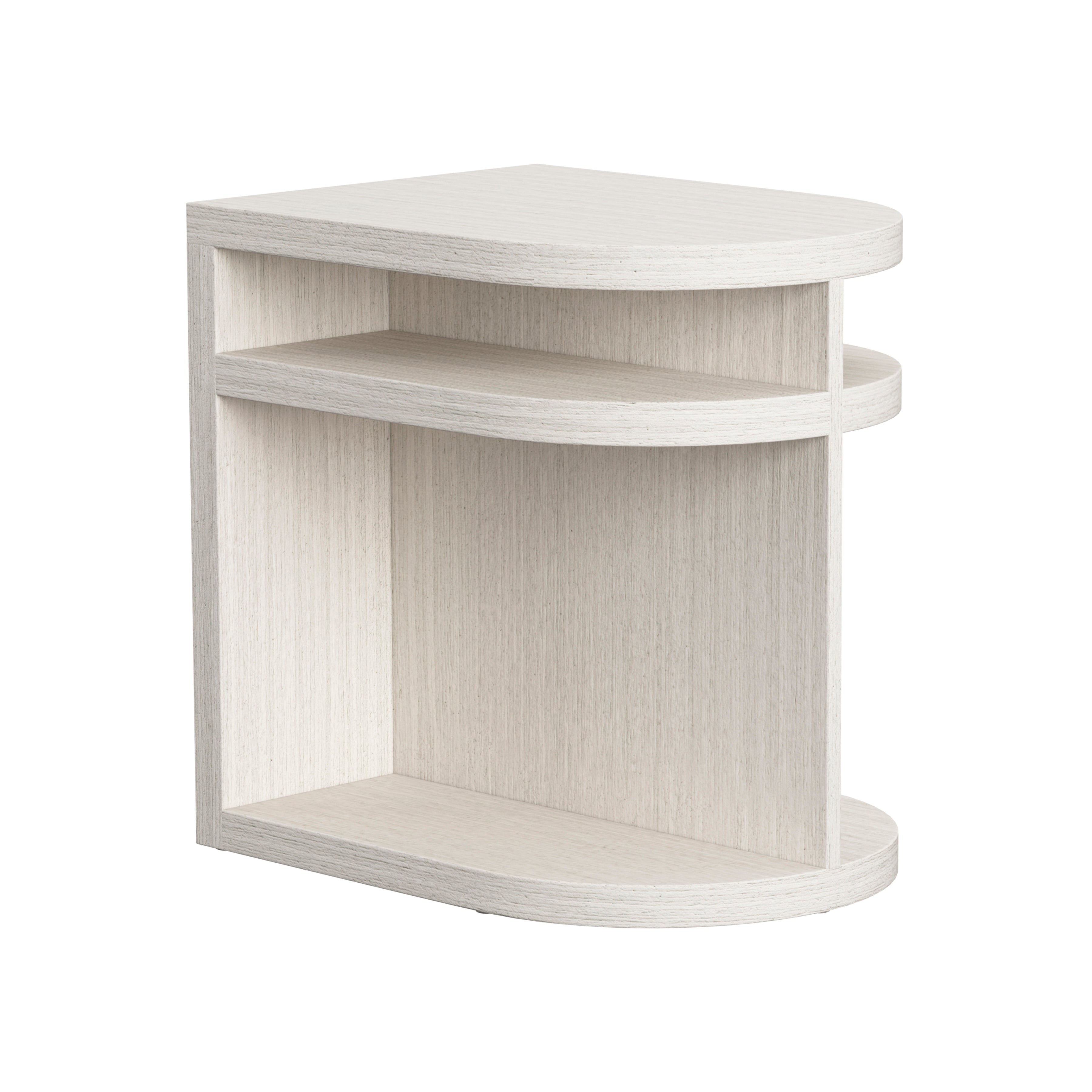 Stratum Side Table with Shelves by Bernhardt