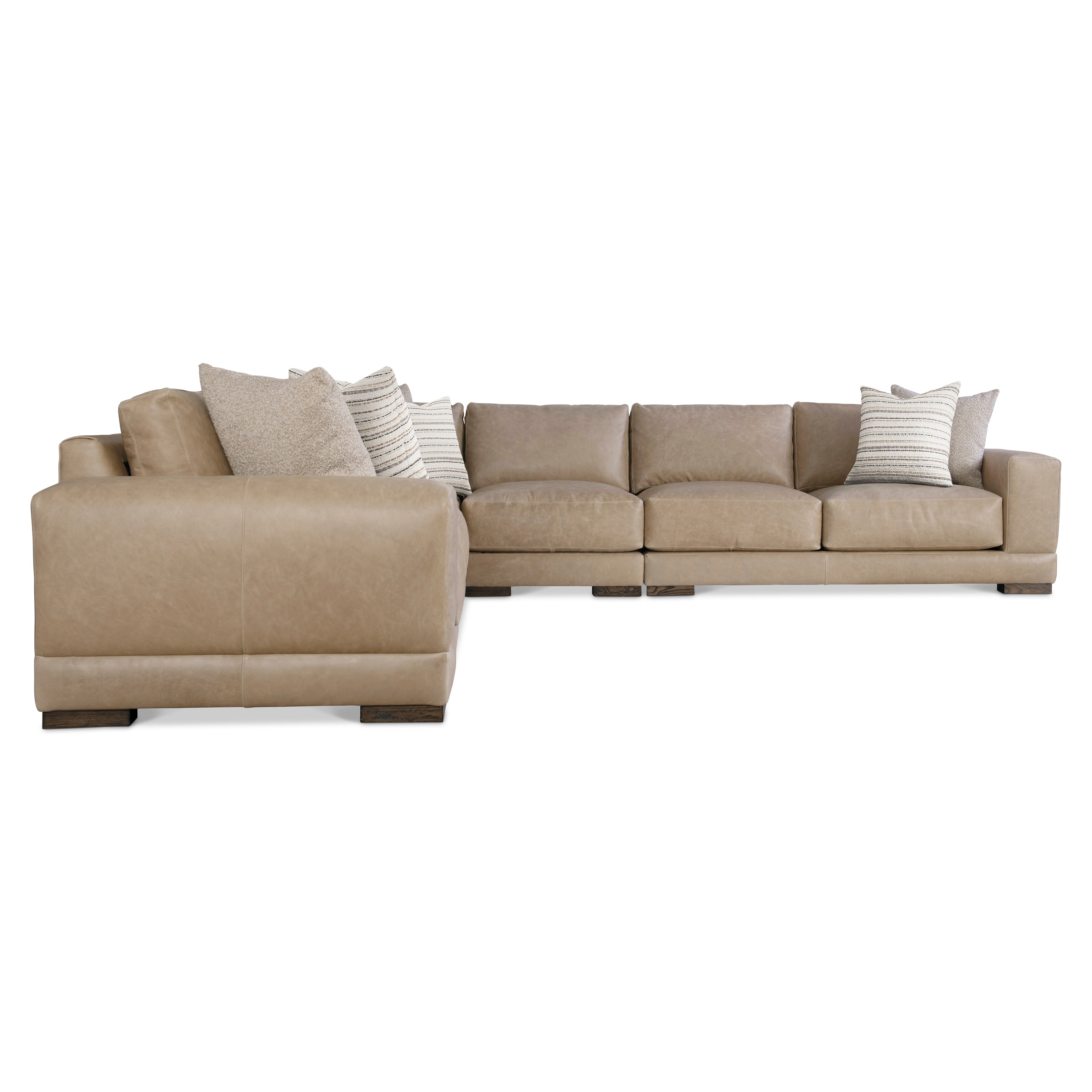 Lars Leather 5-Piece Sectional by Bernhardt