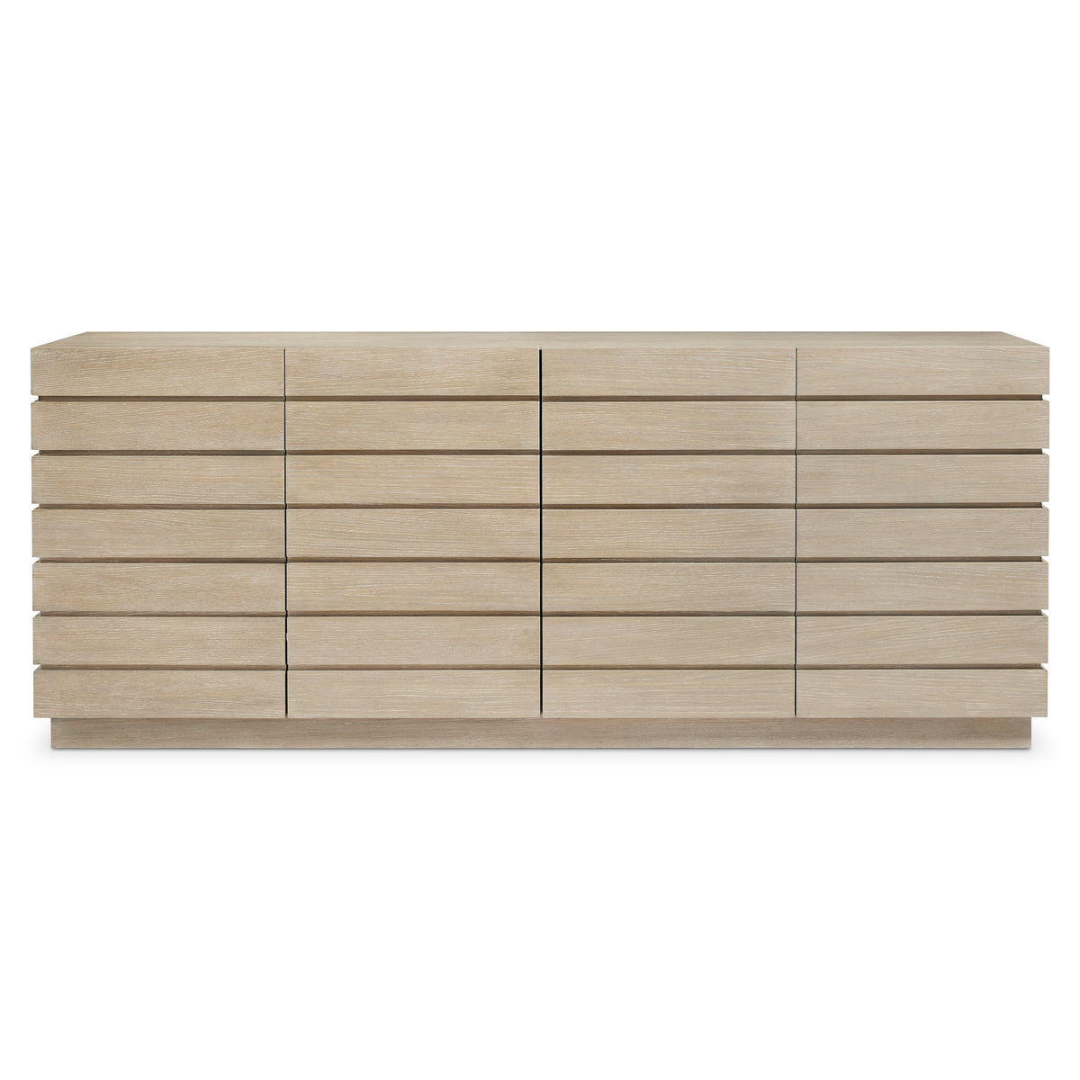 Asana Slatted Entertainment Credenza by Bernhardt