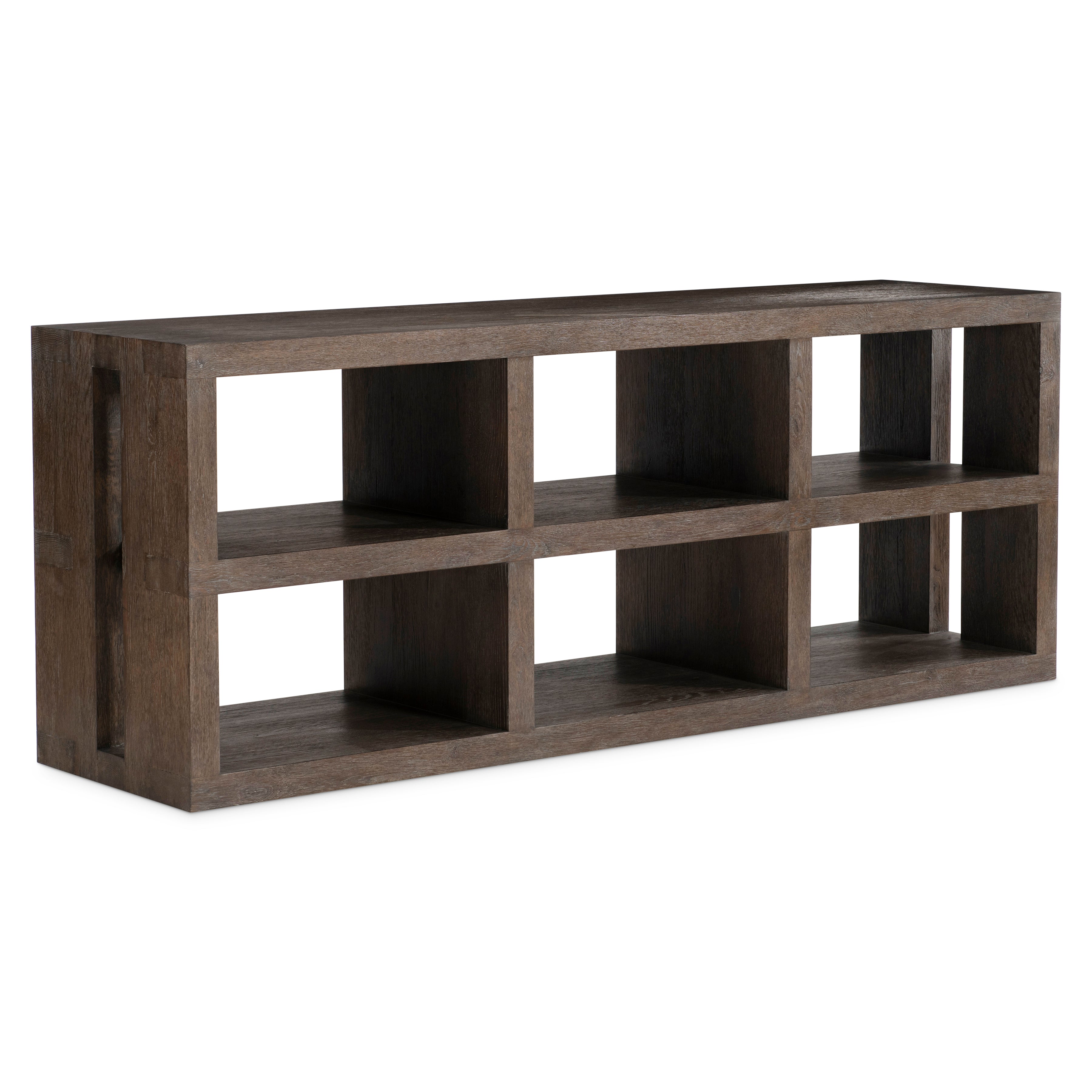 Outline Console Table with Shelves by Bernhardt
