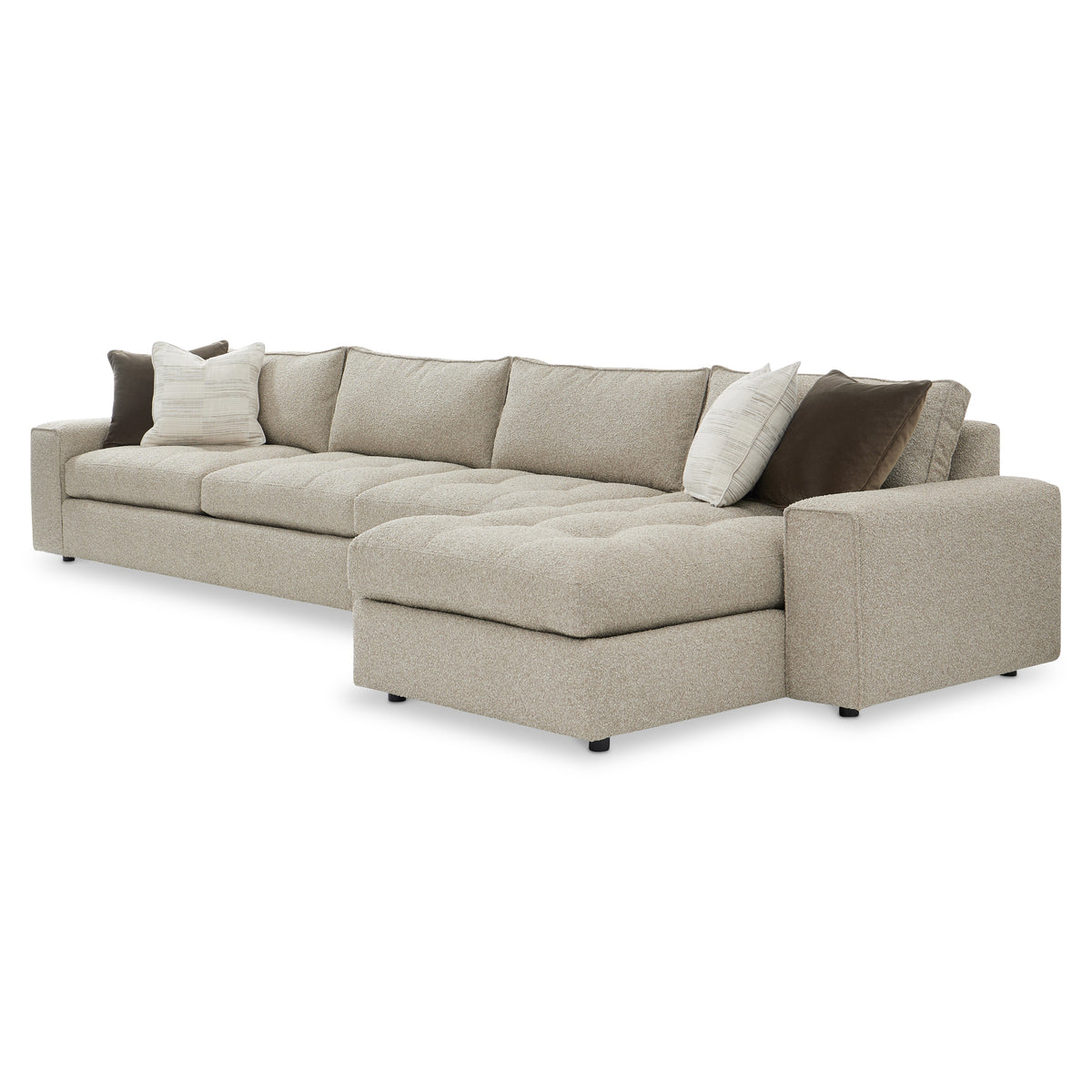 Nest 3pc Right Facing Fabric Sectional by Bernhardt