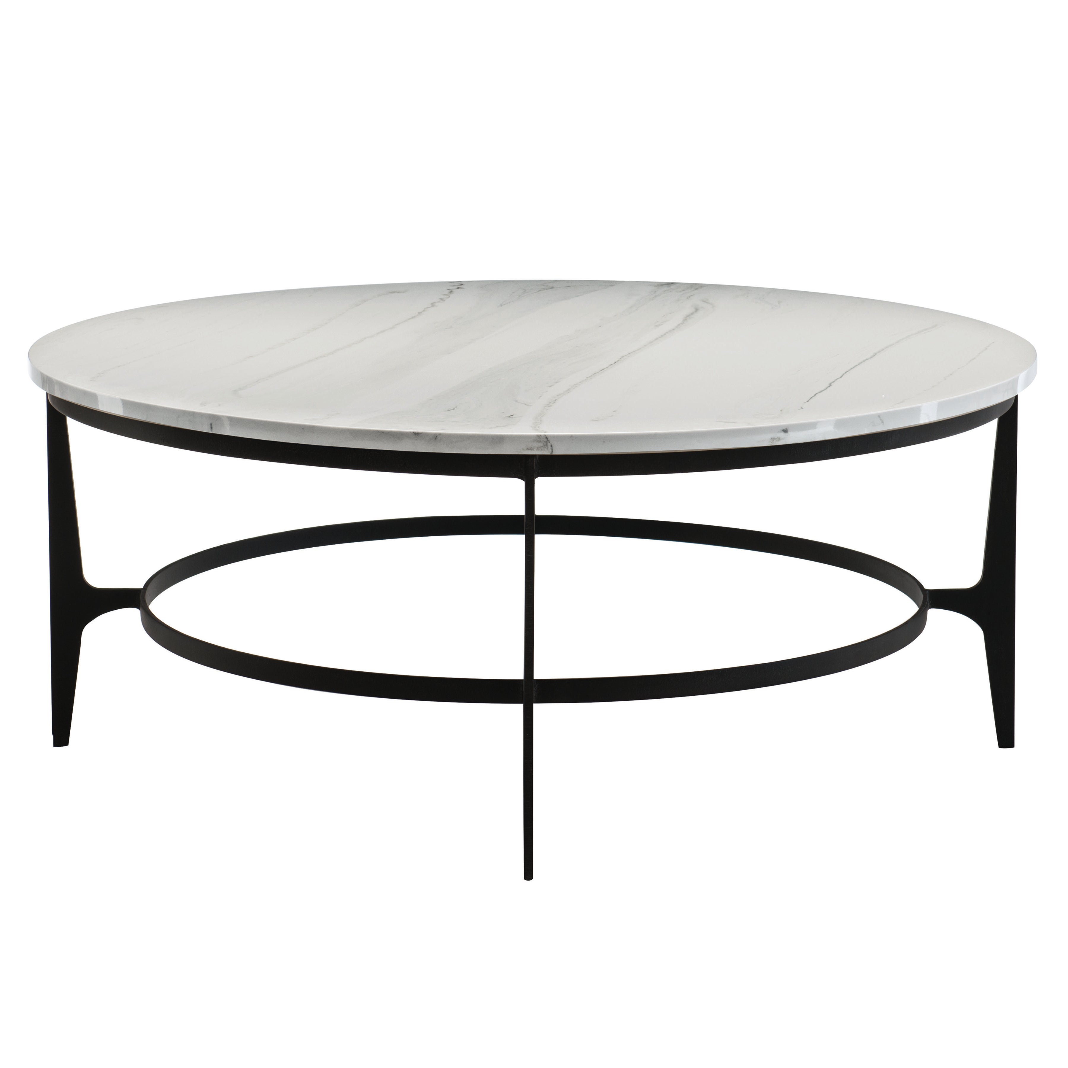 Avondale Round Metal Cocktail Table by Bernhardt