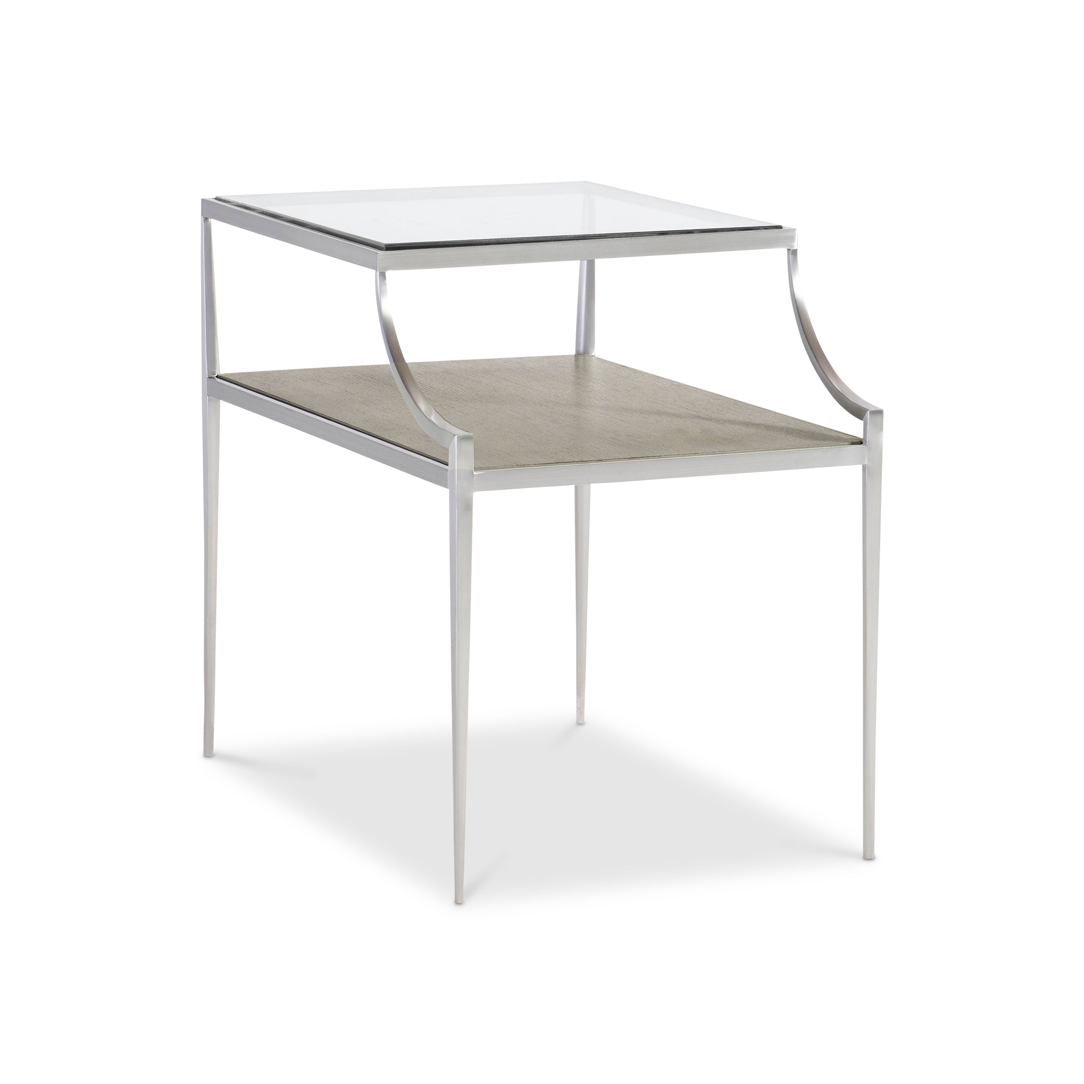 Cornelia Glass Side Table by Bernhardt