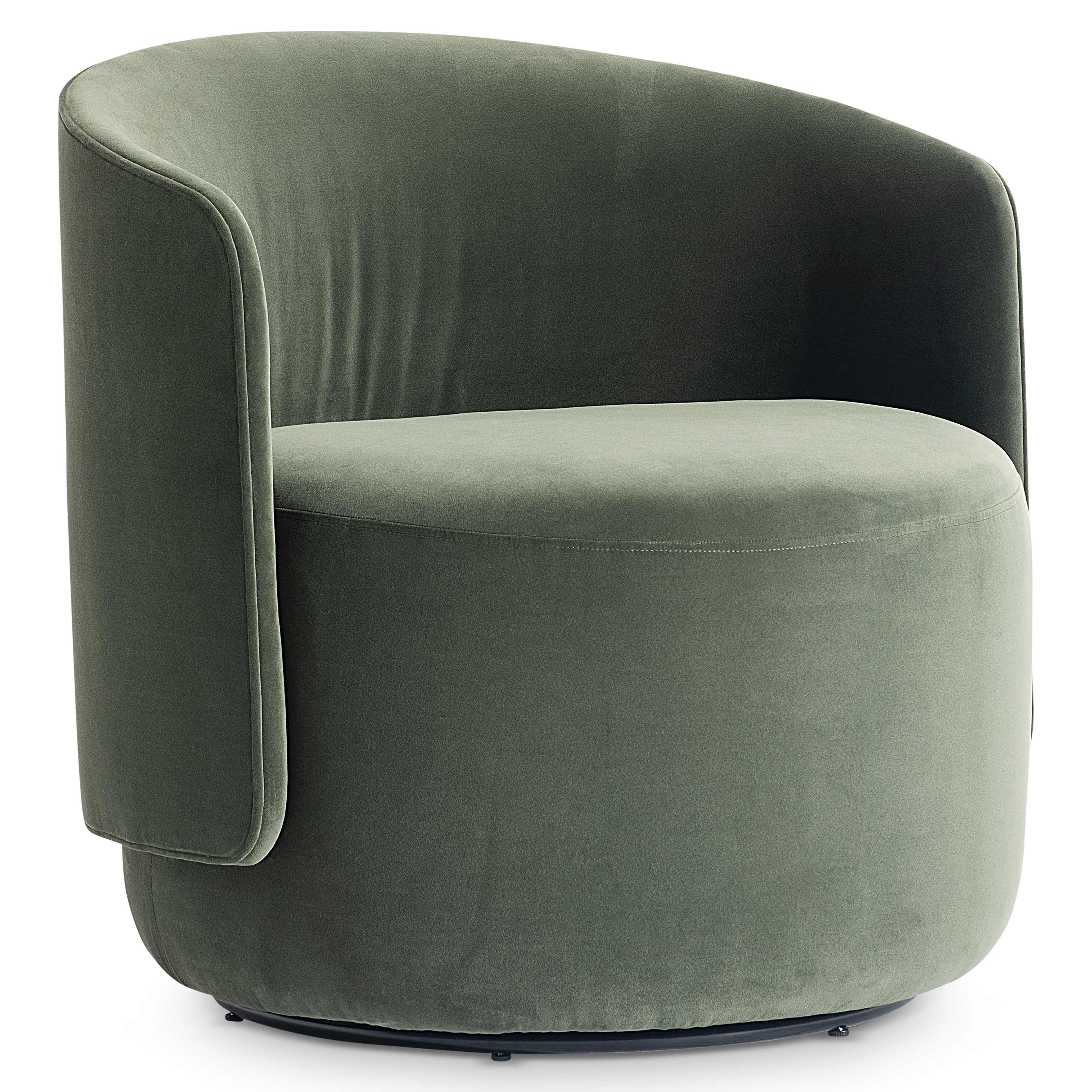 Crosby Fabric Swivel Chair by Bernhardt