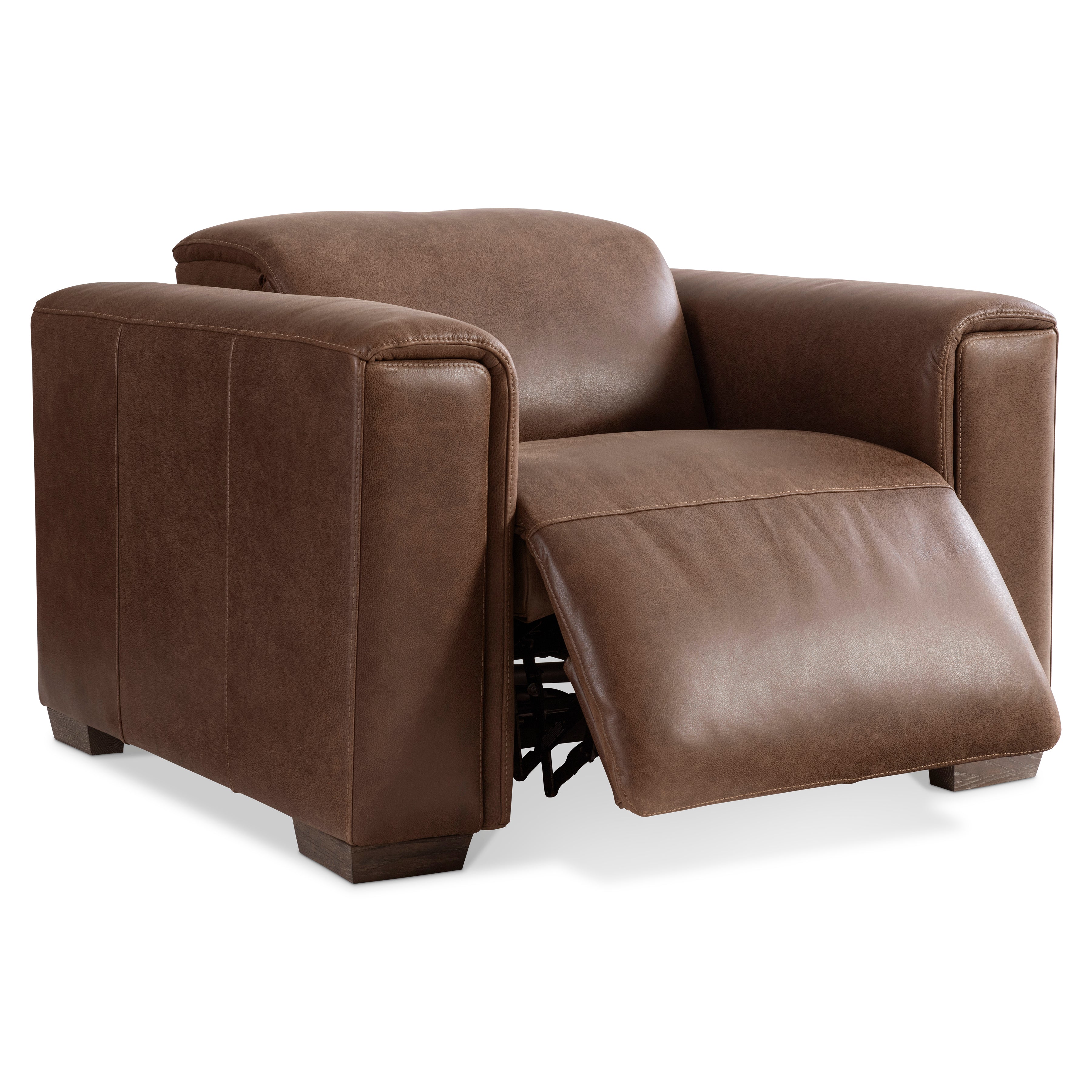Billings Leather Power Motion Chair by Bernhardt