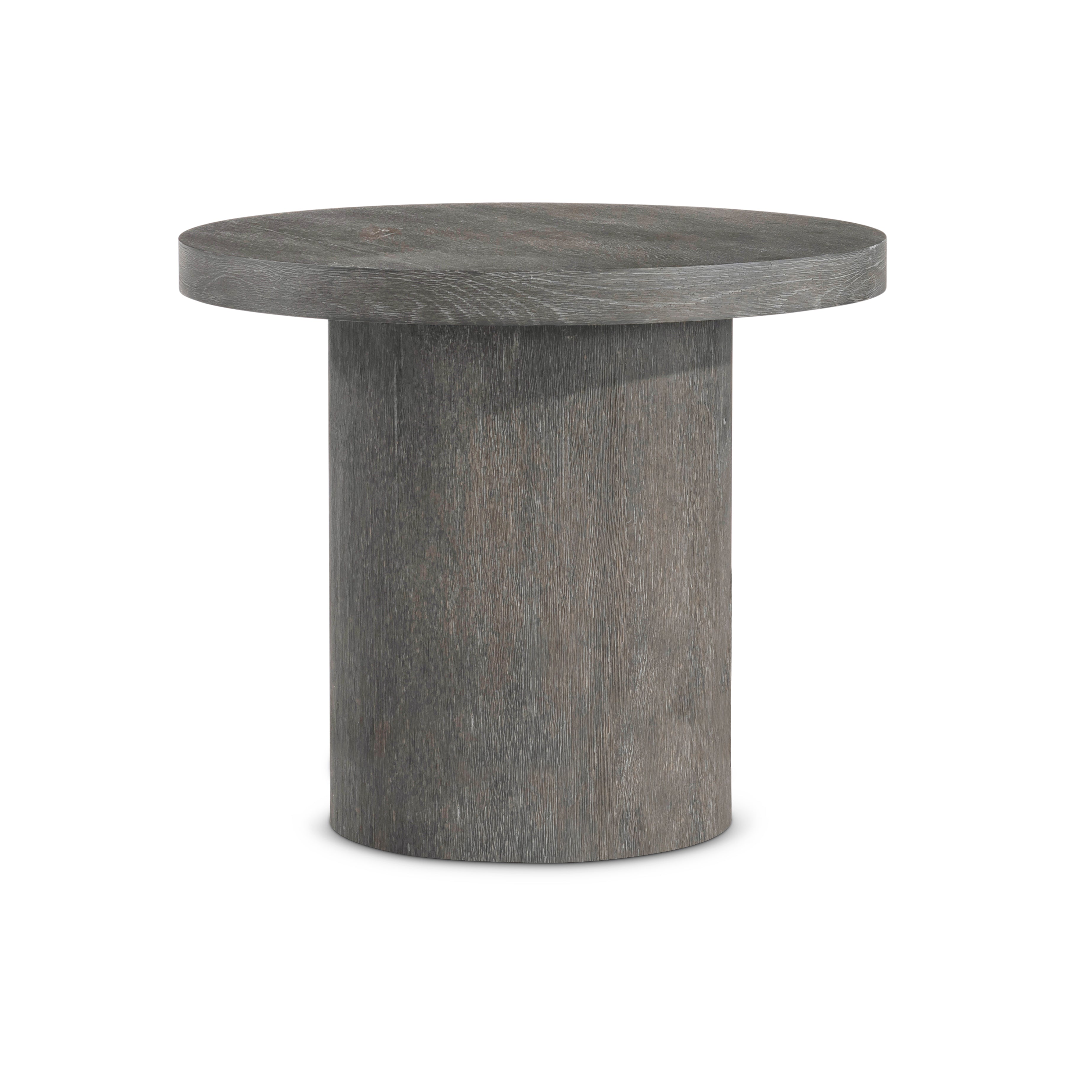 Tribeca Pedestal Side Table by Bernhardt