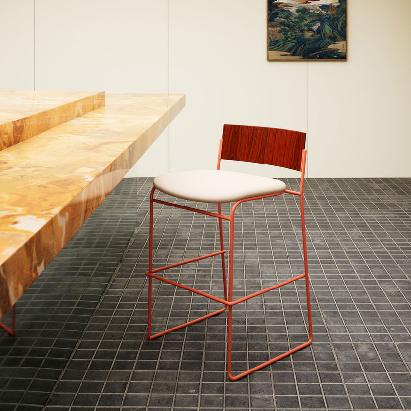 Hinoki Counter Stool