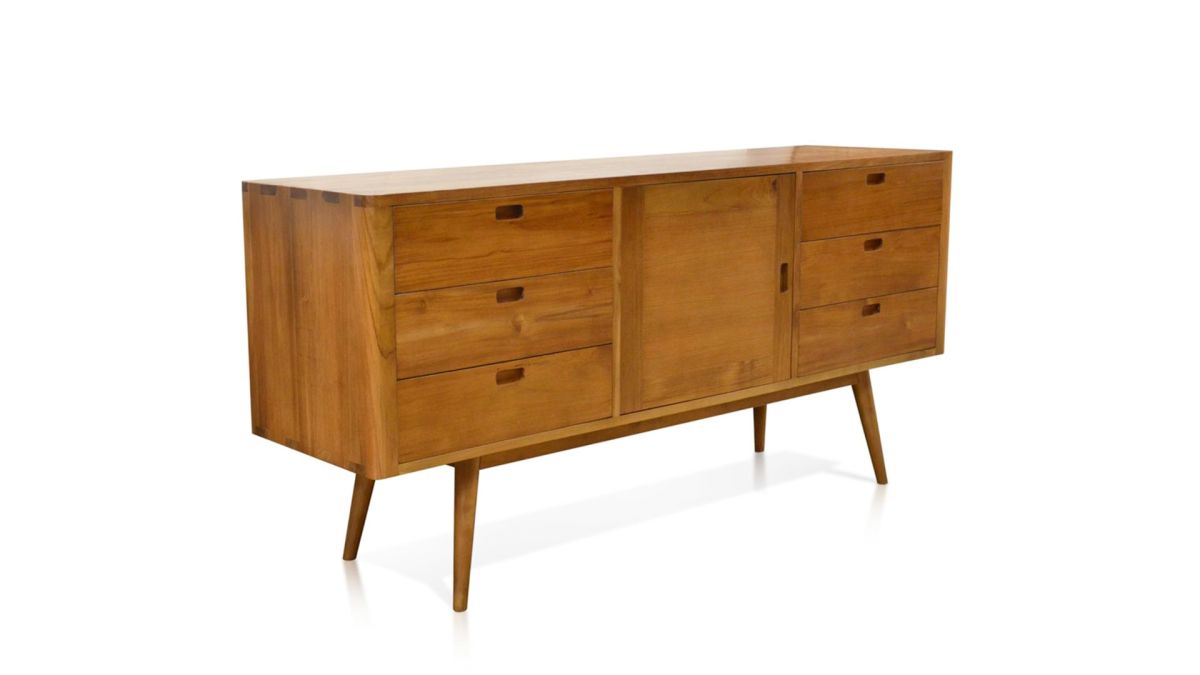 Fifties 6-Drawer Cabinet/Dresser Credenza Tansu , Harmonia     Four Hands, Mid Century Modern Furniture, Old Bones Furniture Company, Old Bones Co, Modern Mid Century, Designer Furniture, https://www.oldbonesco.com/