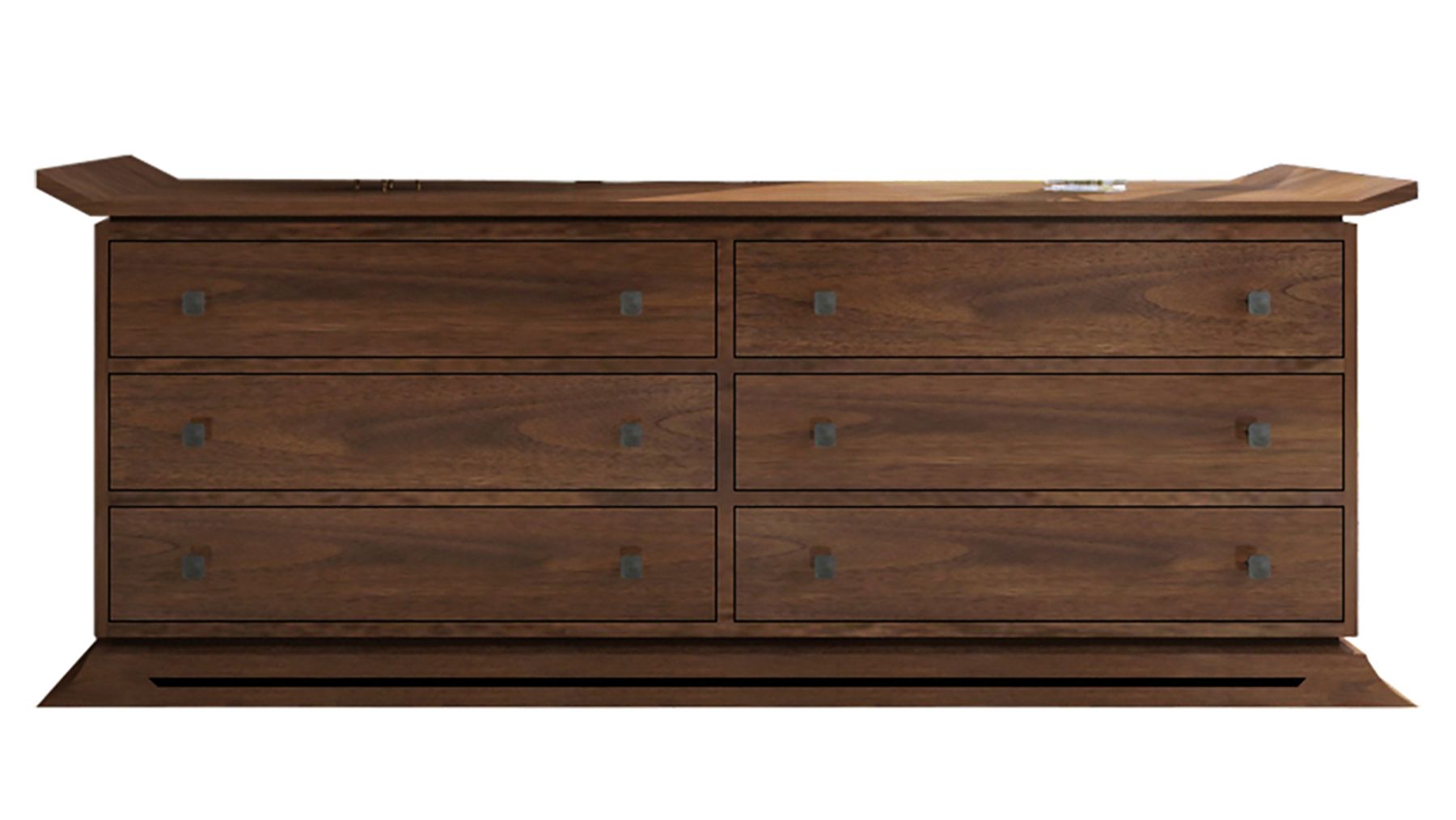 Kondo 6-Drawer Dresser - Java Teak