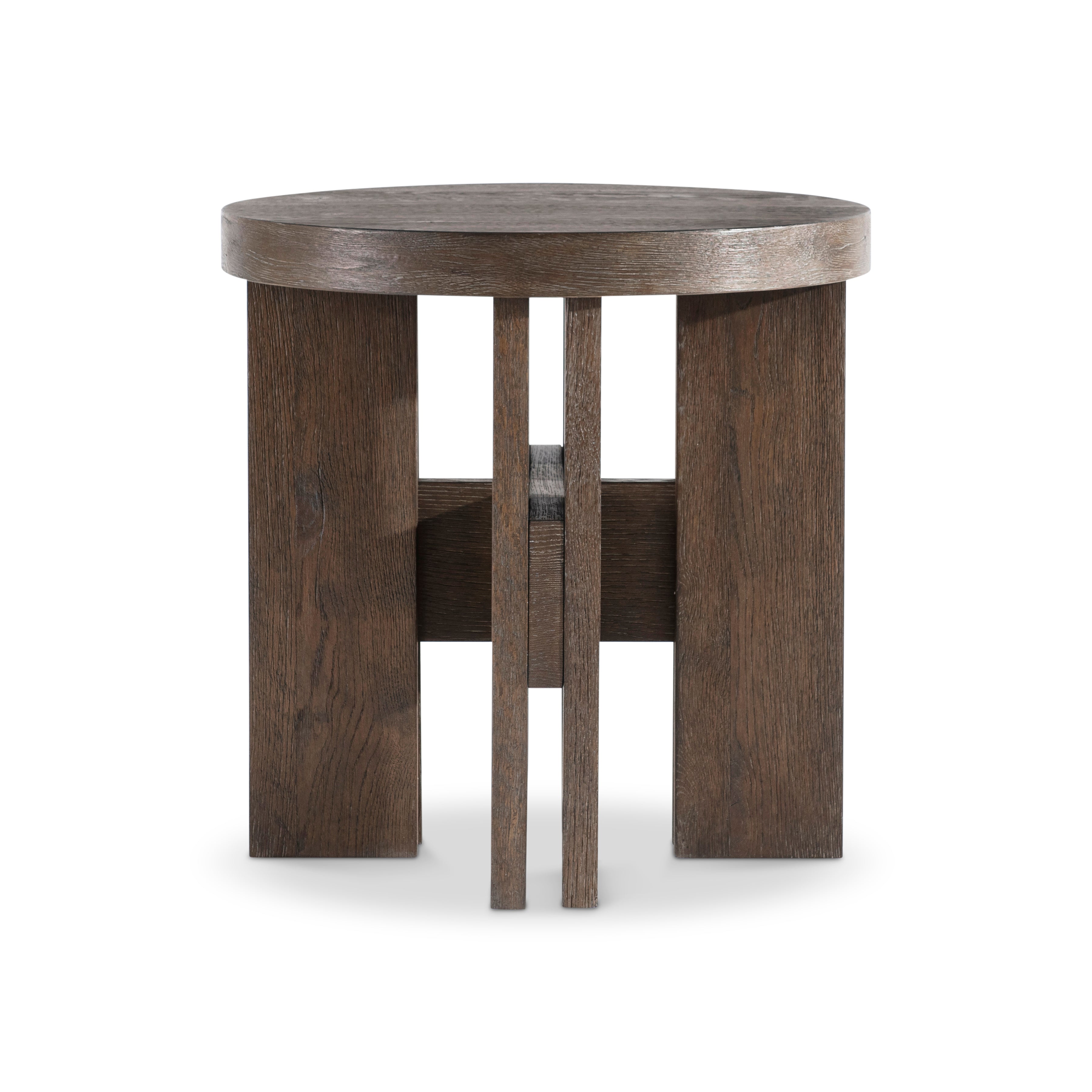 Outline Round Side Table by Bernhardt
