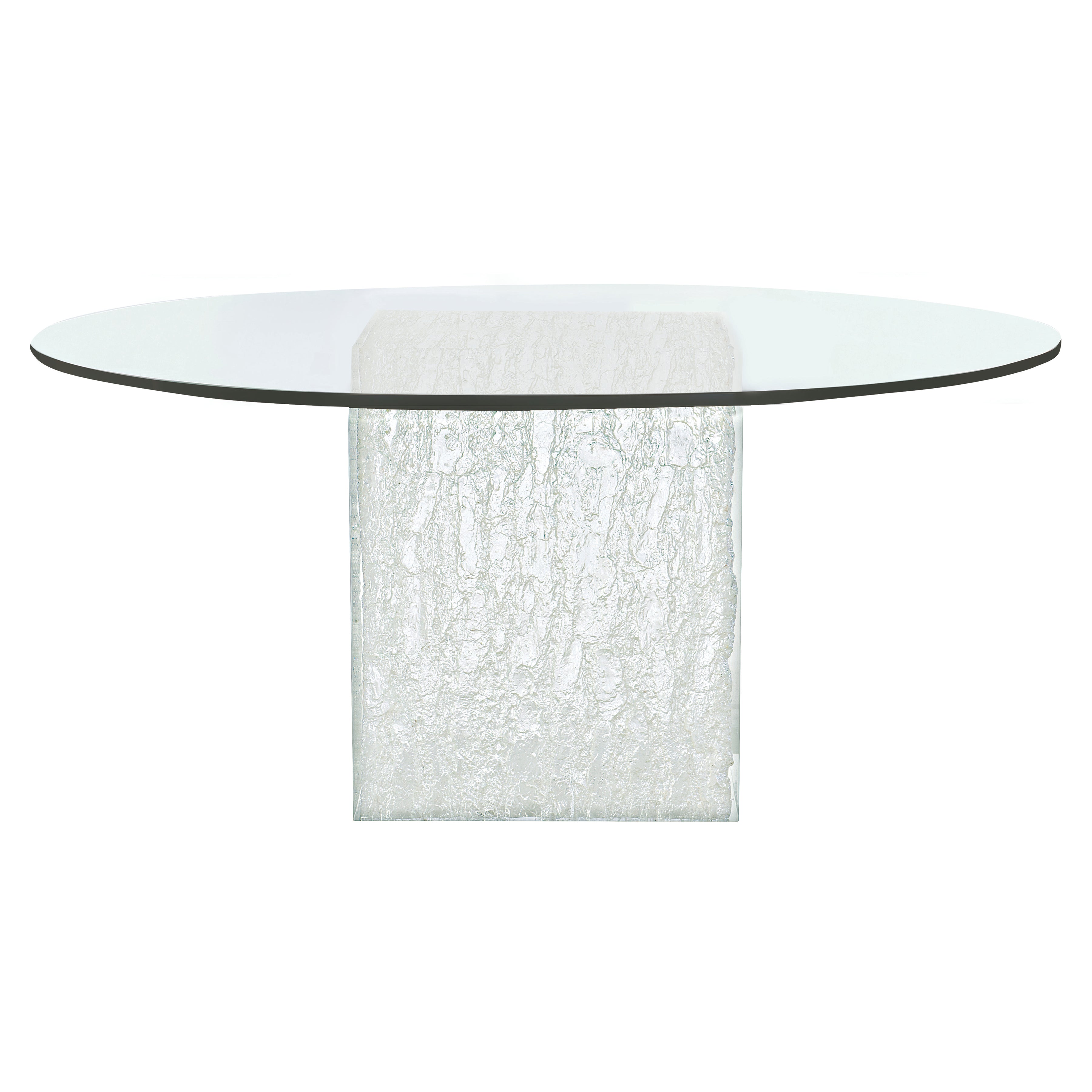 Arctic Round Dining Table by Bernhardt